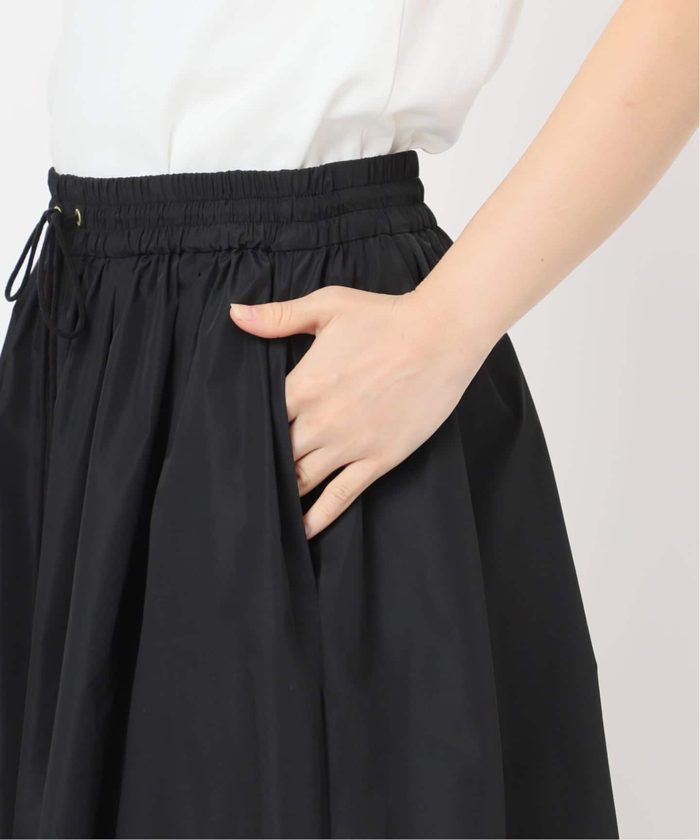 メモリータフタギャザースカート（ロング・マキシ丈スカート）｜IENA