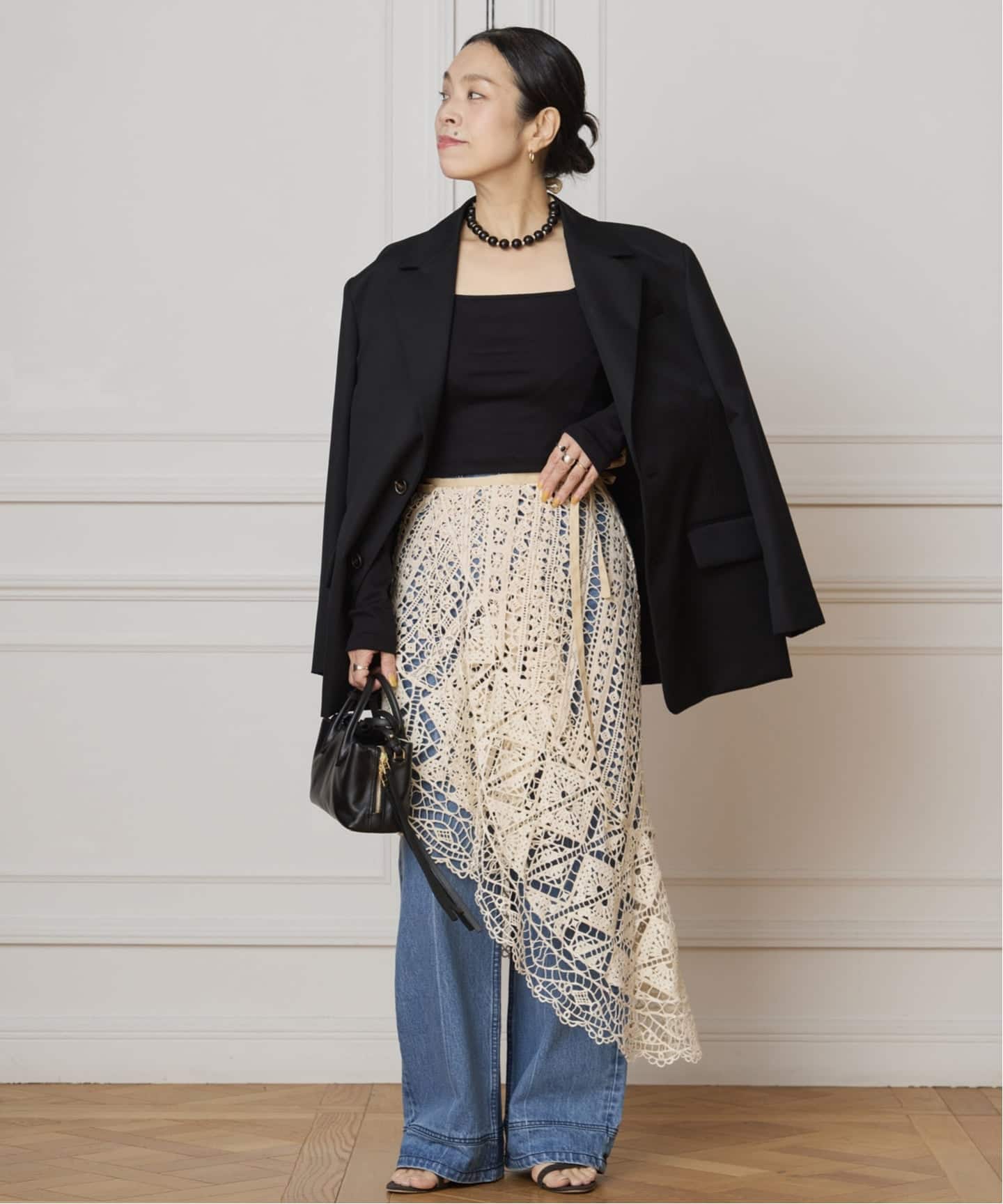 IENA LA Boucle アシンメトリー巻きスカート IENA LA Boucle