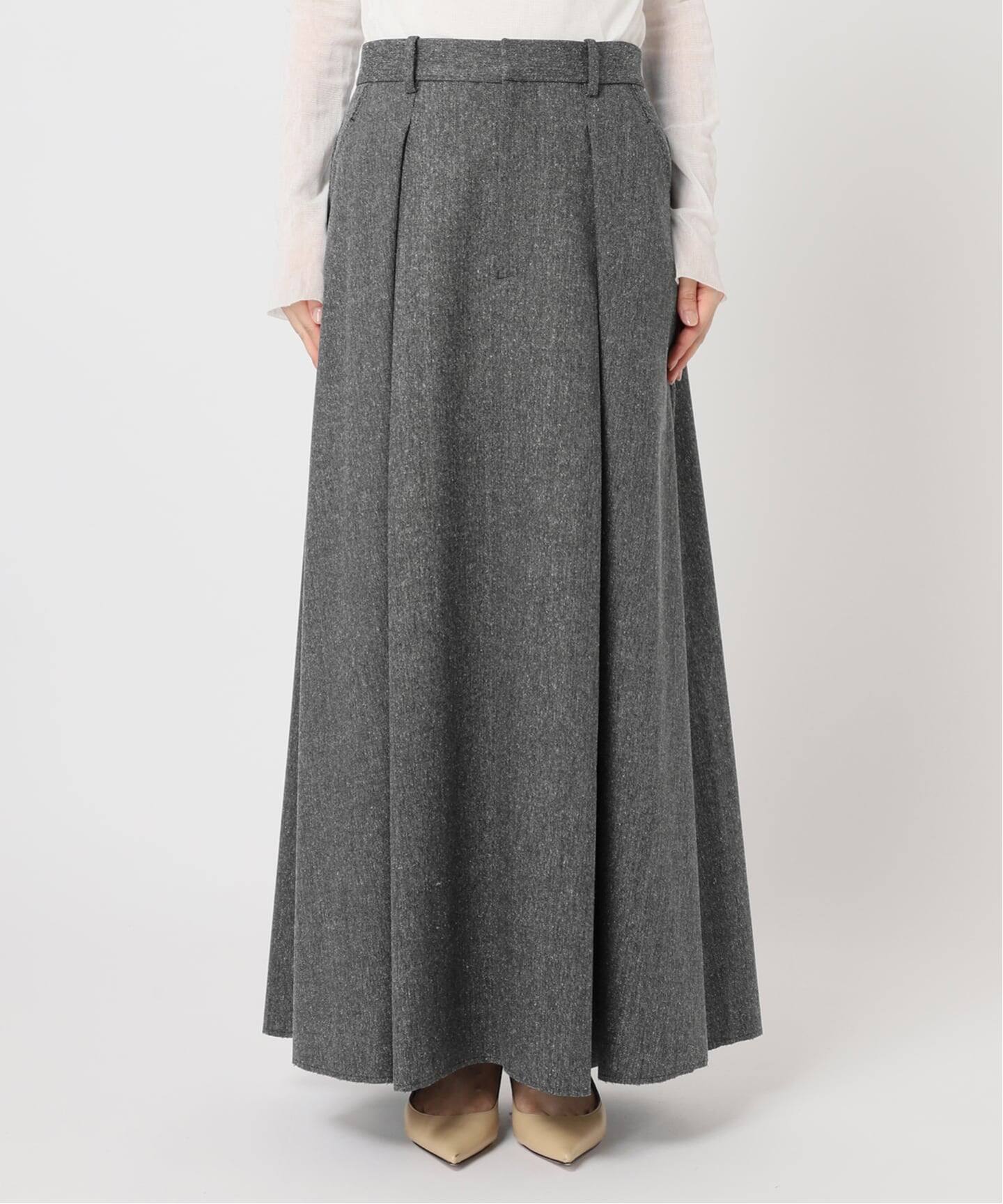 追加》R'IAM TWEEDボンディング スカート 2（ロング・マキシ丈スカート