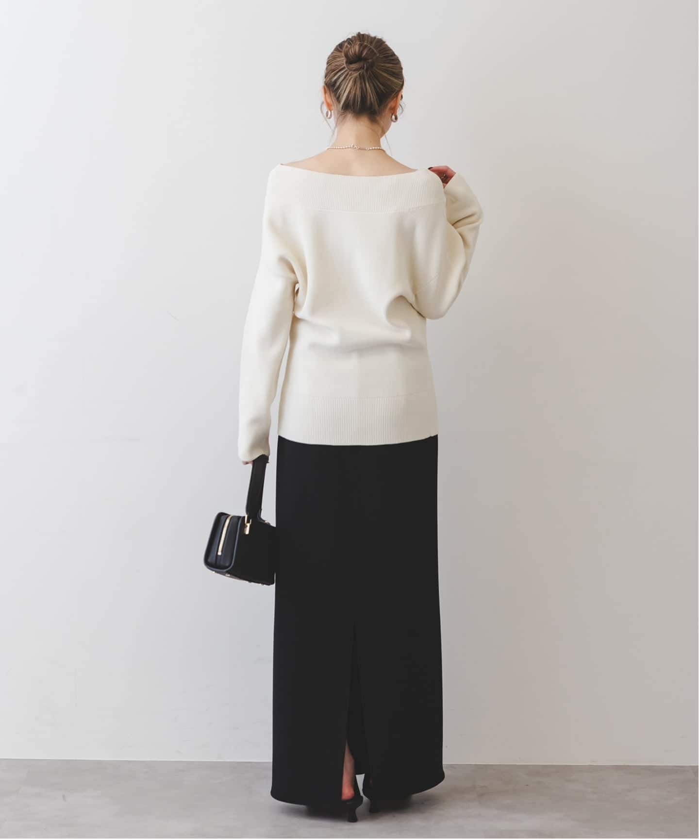 追加》【洗える】コンフォートジャージーライクタイトスカート 3