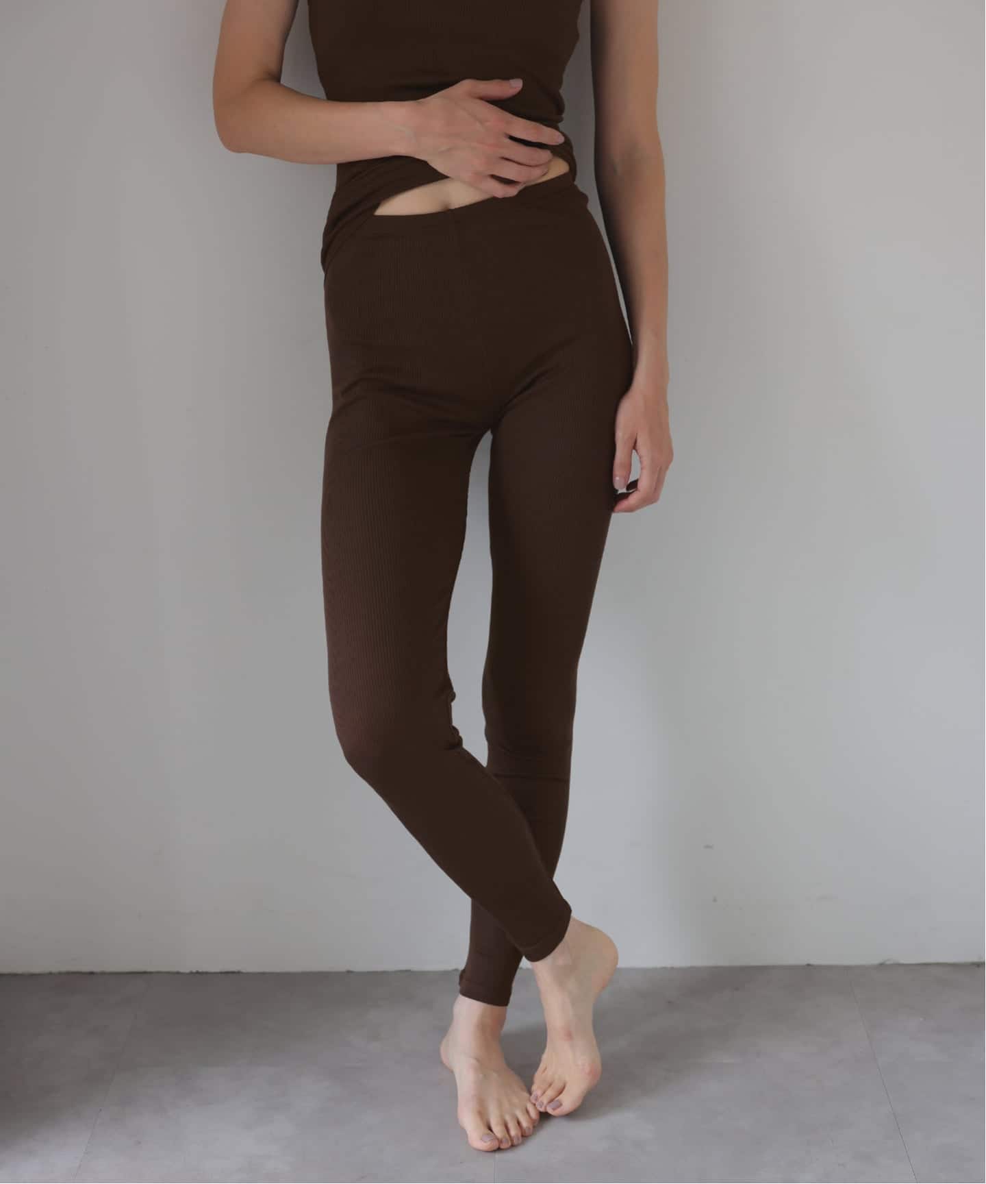 シルクテレコリブレギンス（レギンス・スパッツ）｜EMILY WEEK