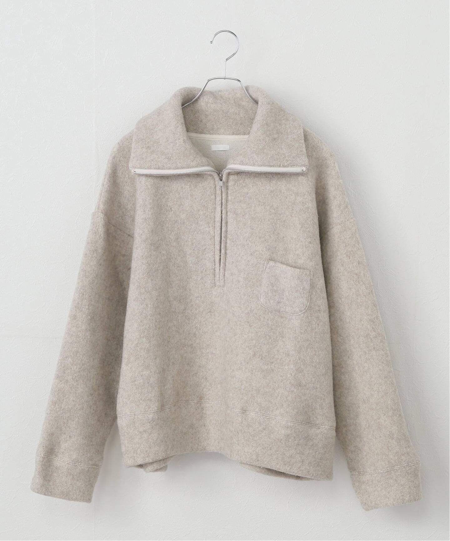 SEEALL/シーオール 別注ZIP PULL SWEATER（ニット／セーター