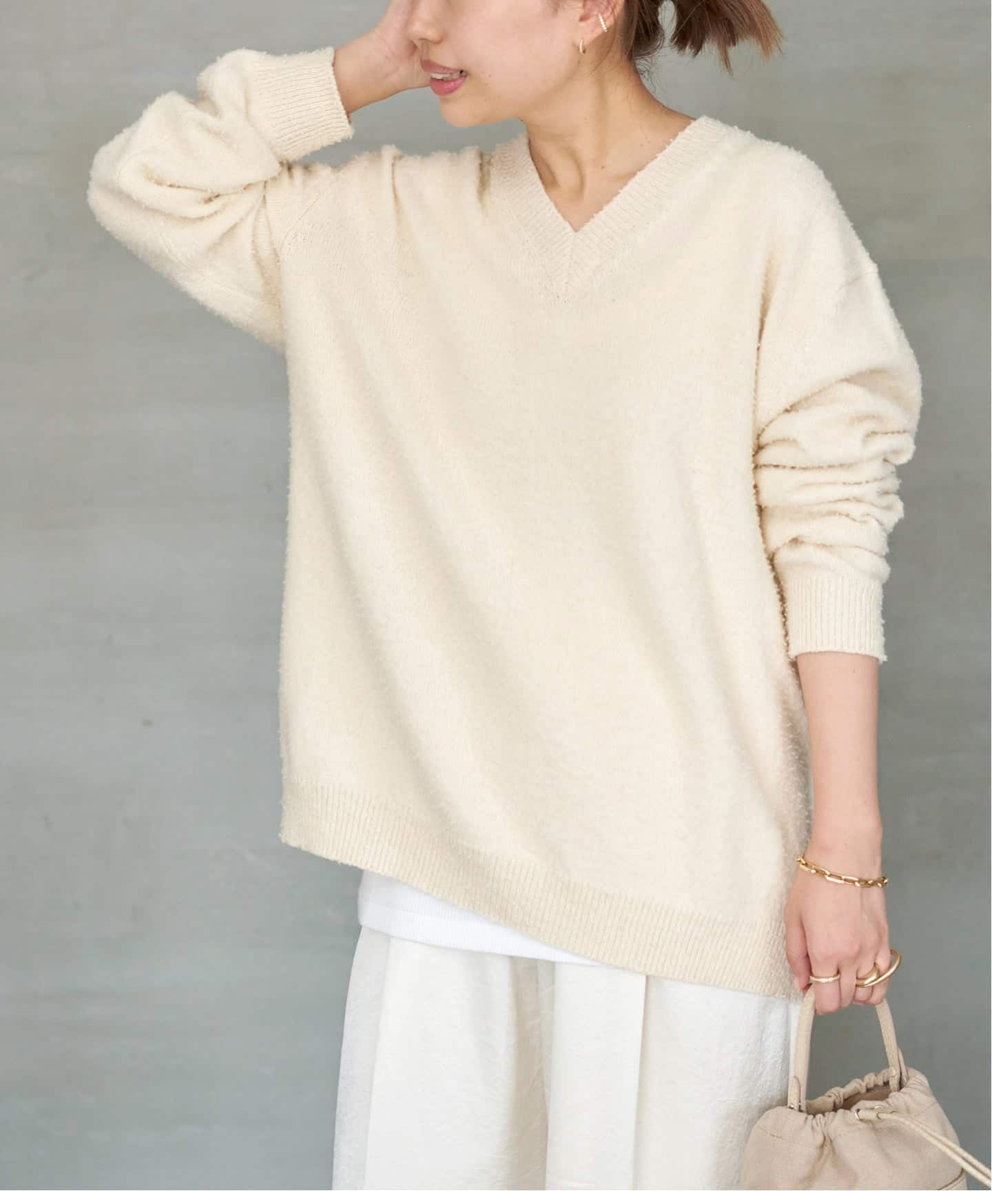 MAISON MARGIELA/メゾン マルジェラ】V NECK KNIT（ニット／セーター