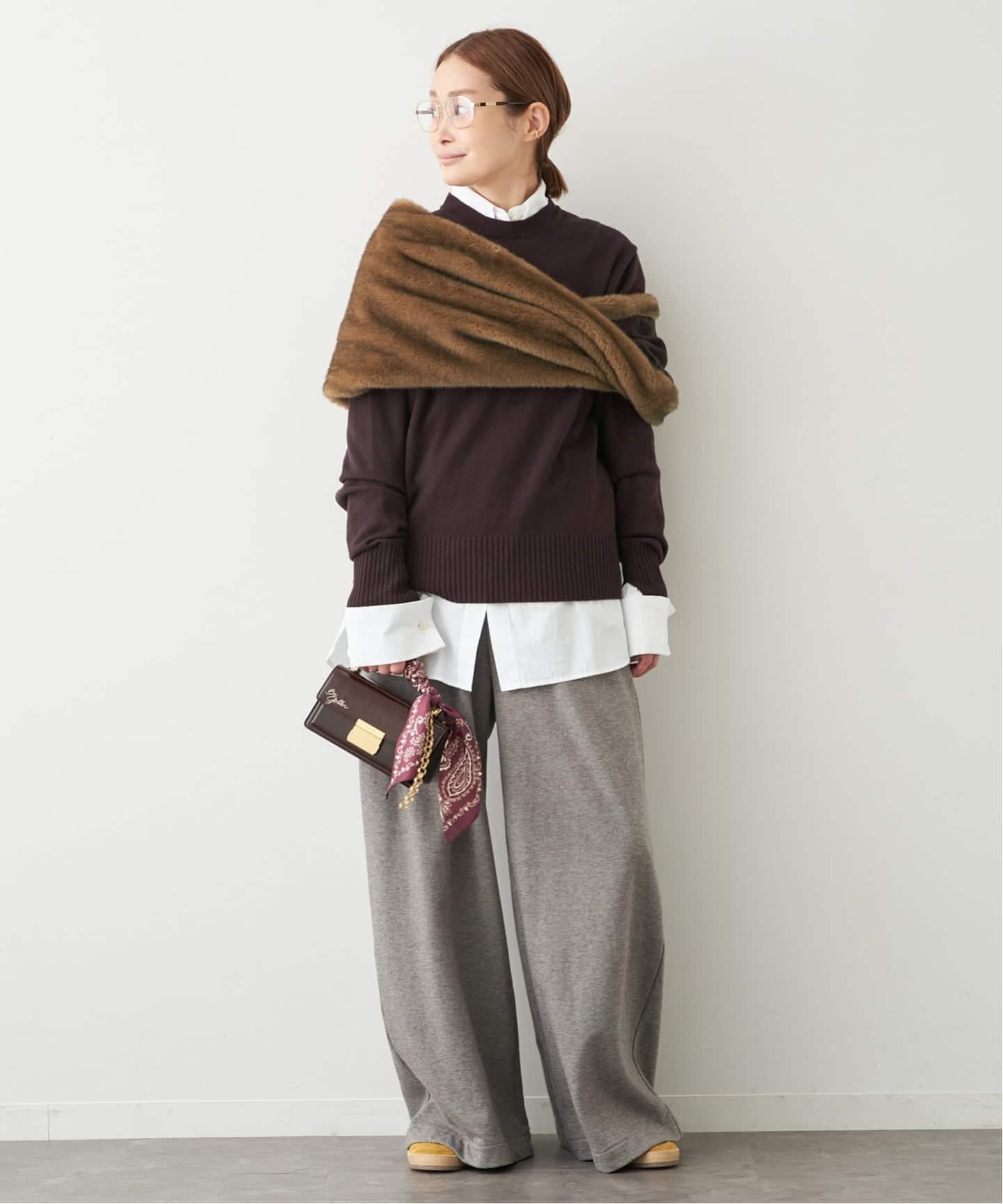 CINOH/チノ 】MIX KNIT（ニット／セーター）｜Deuxieme Classe