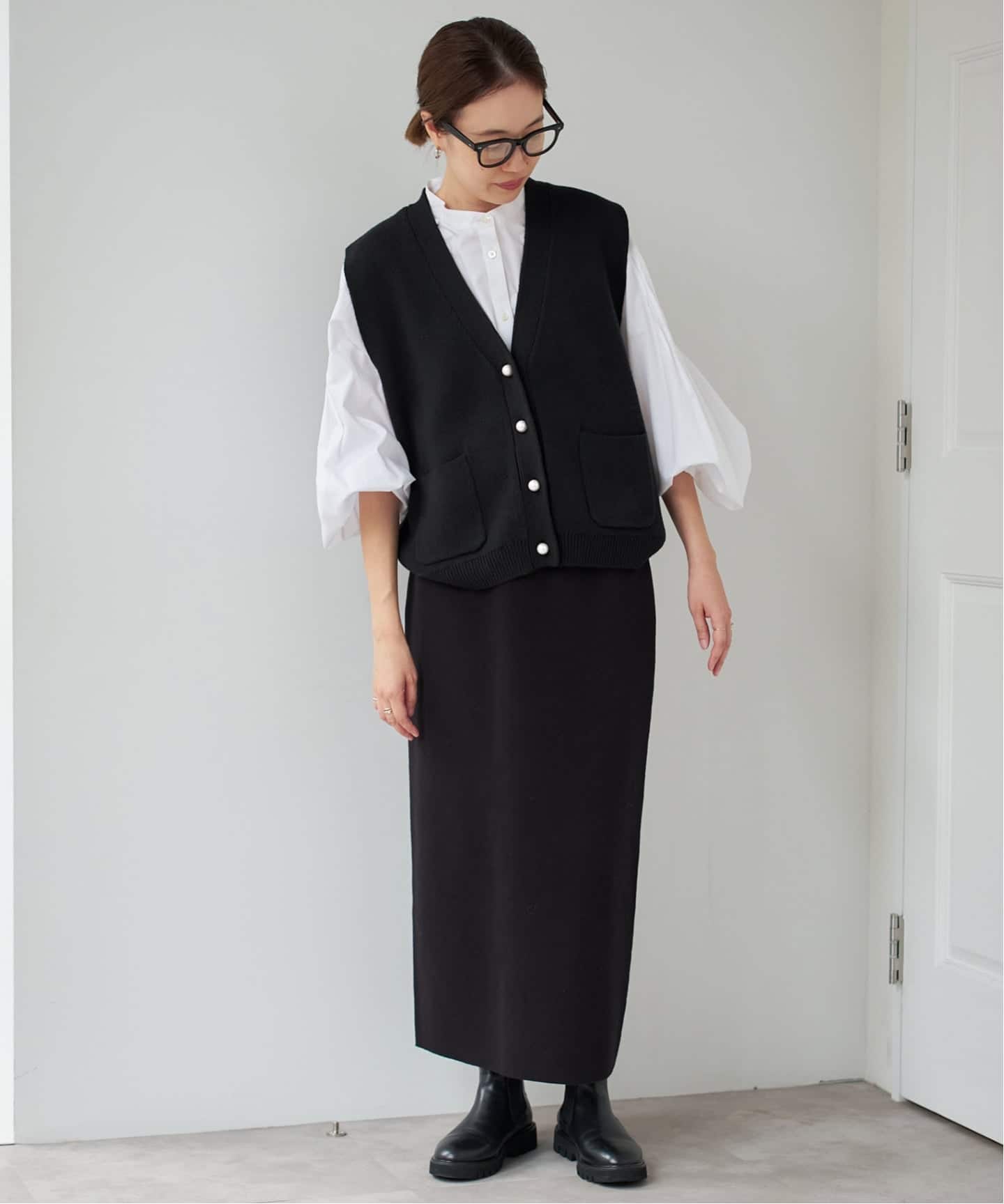 WEB限定/追加2》パールニットベスト（ベスト）｜SLOBE IENA（スローブ