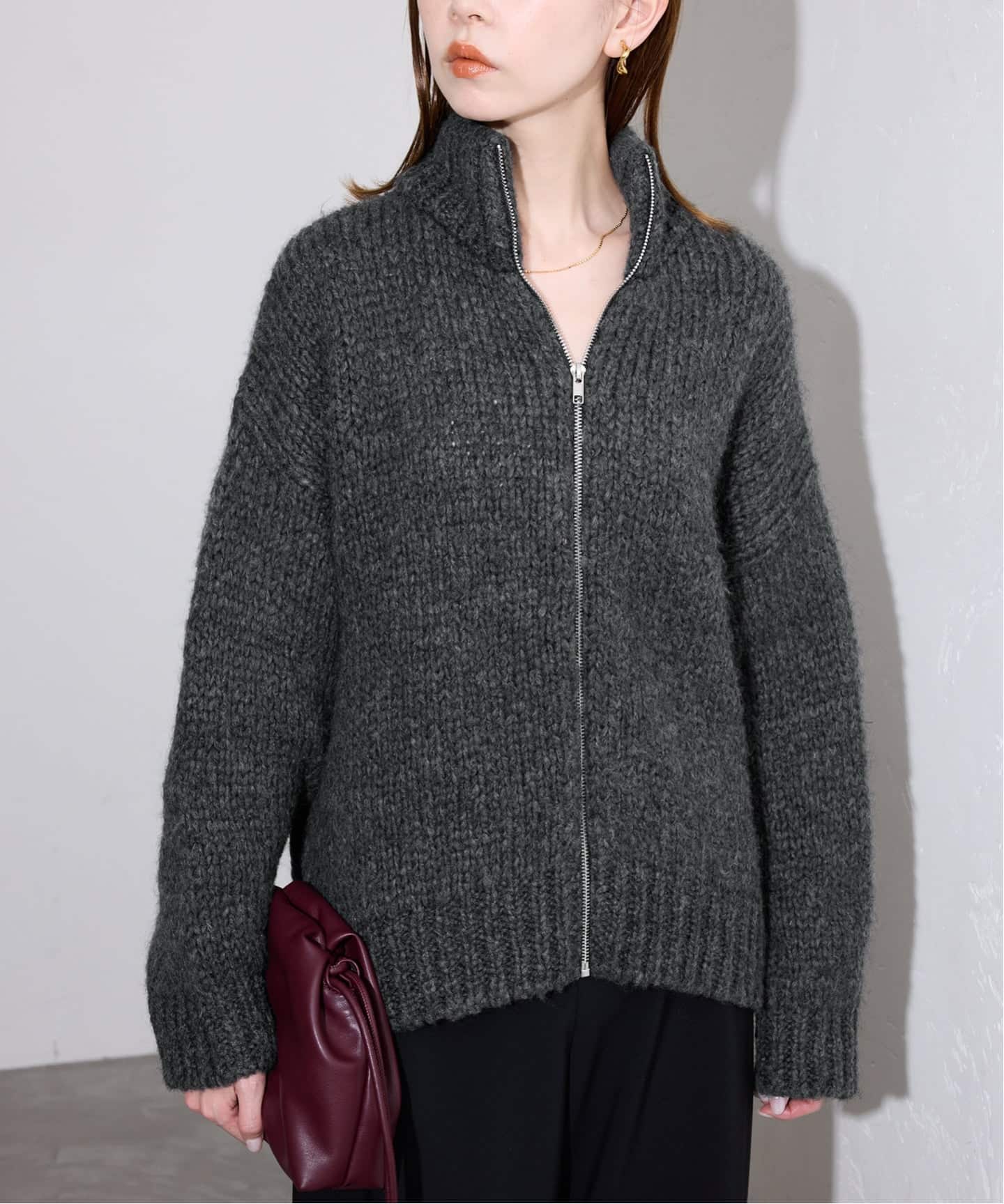 TRICOTS JEAN MARC SLOBE別注 ジップカーディガン PRESTON