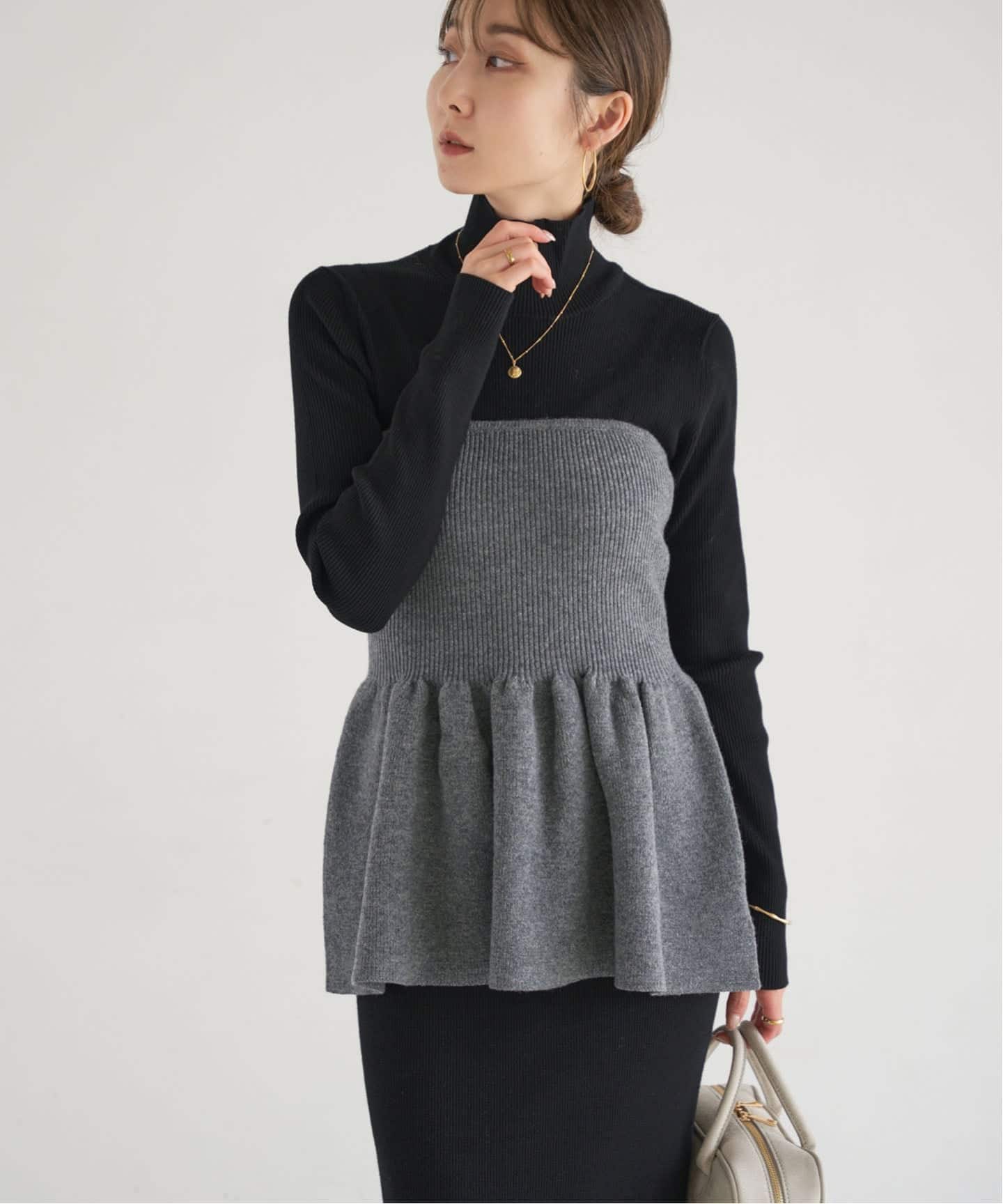 ニットビスチェ（ニット／セーター）｜NOBLE（ノーブル）の通販