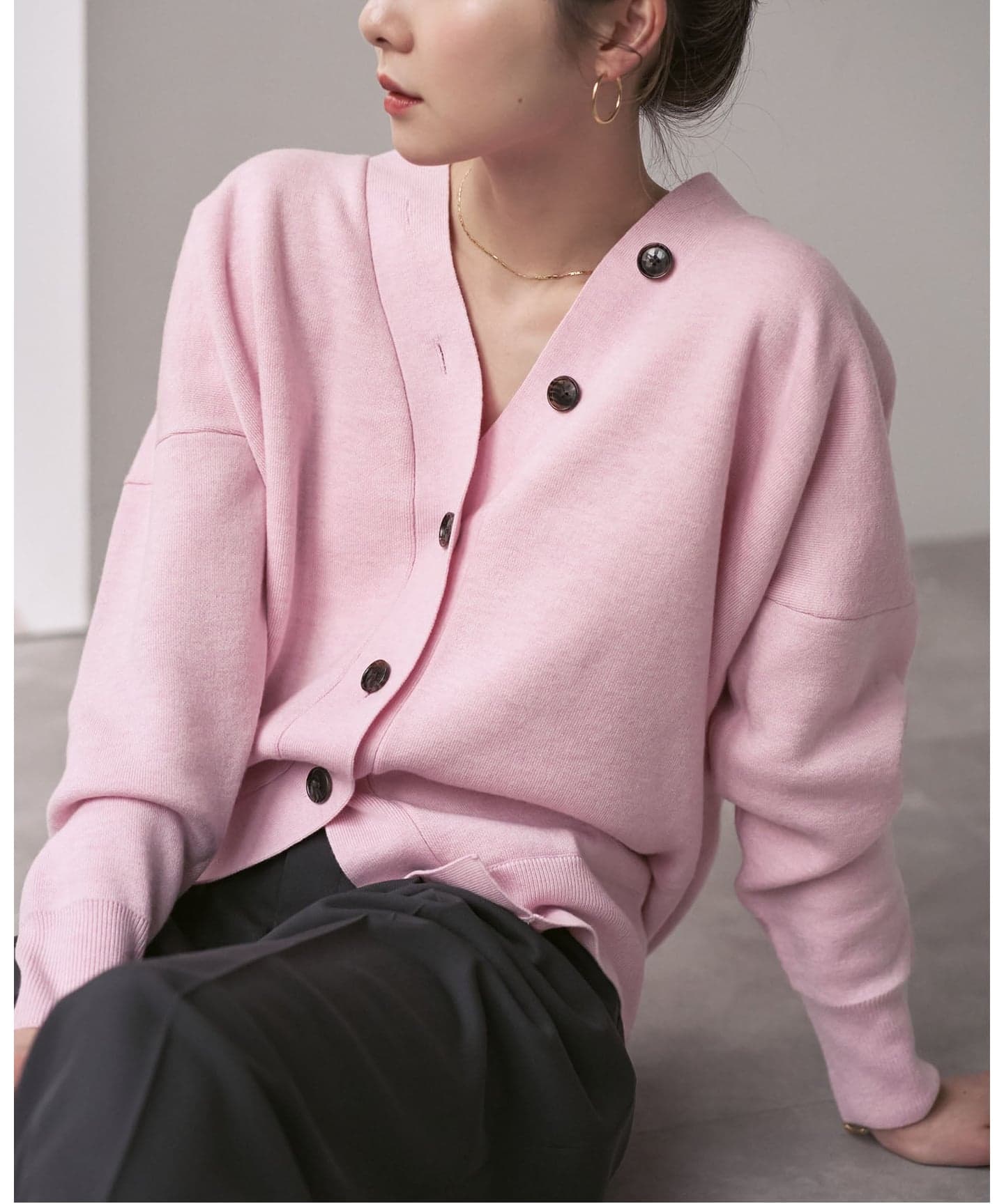 追加》Vネックドルマンカーディガン（カーディガン）｜NOBLE（ノーブル