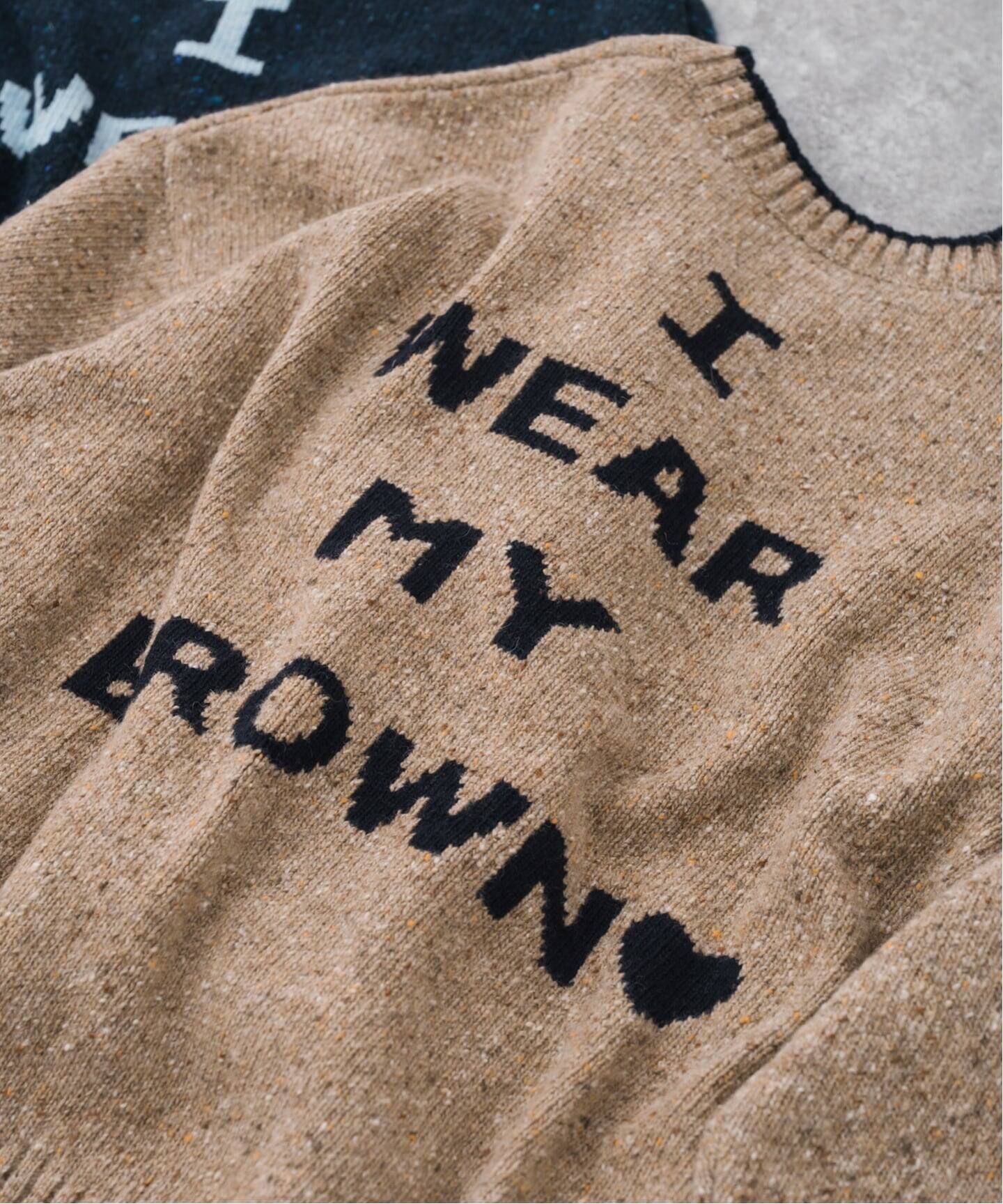 追加》ロゴインターシャニット（ニット／セーター）｜Spick and Span