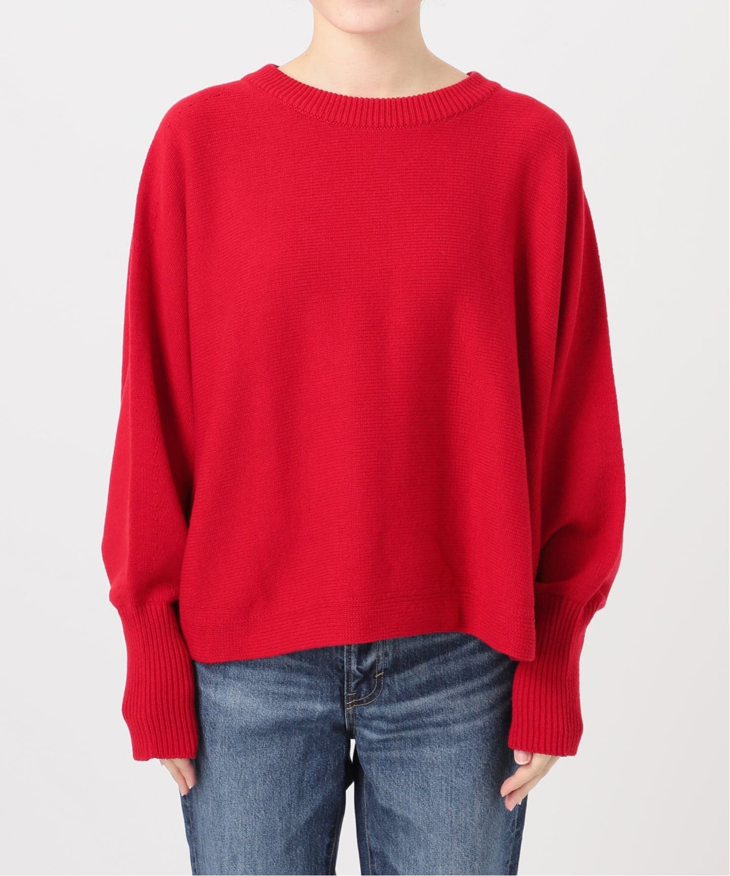 WEB限定 / 追加3》バルキーヤーンドルマンロングリブニット（ニット