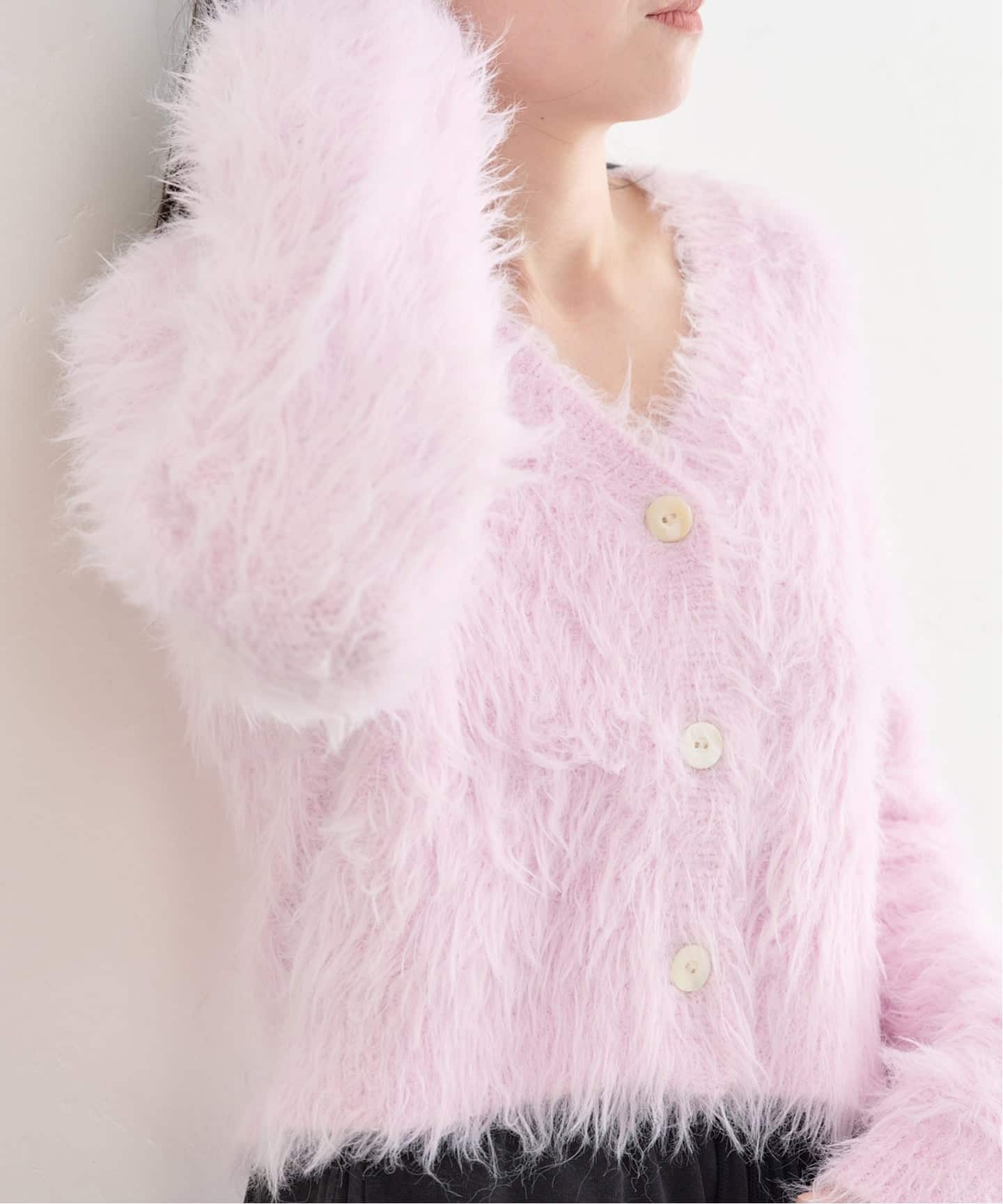 ファーニットカーディガン（カーディガン）｜U by SPICK&SPAN（ユー