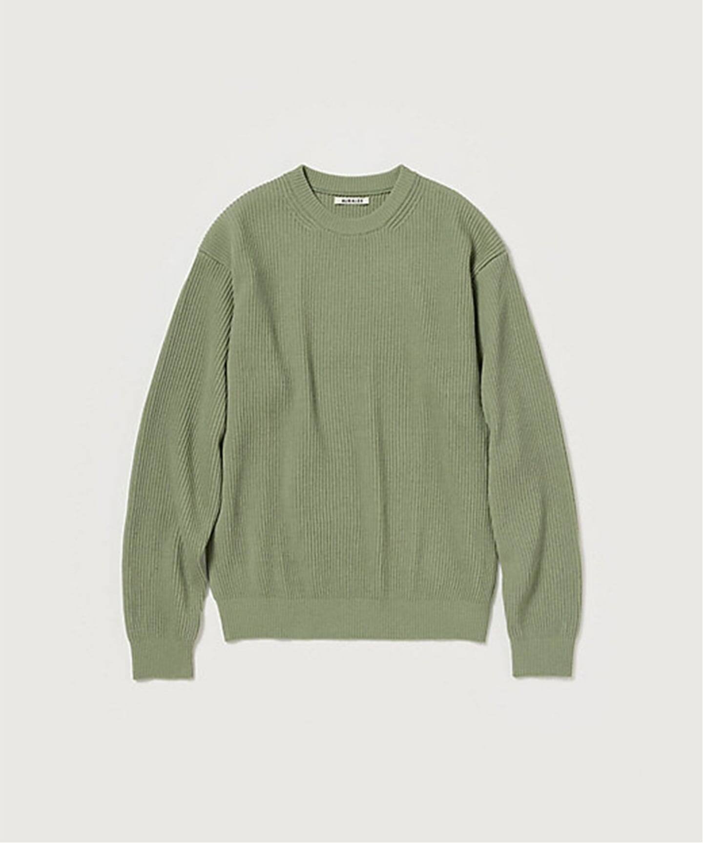 AURALEE (オーラリー) SUPER FINE WOOL RIB KNIT P/O A25AP02 RK