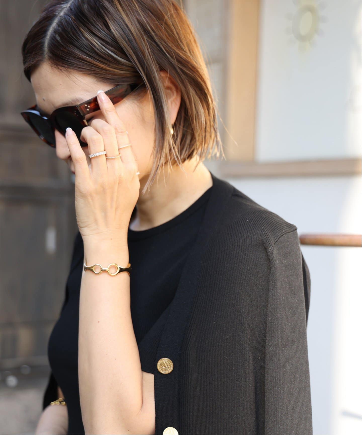 HERMES ヘラクレス ブレスレット MM 19 0430L786 マダガスカル産