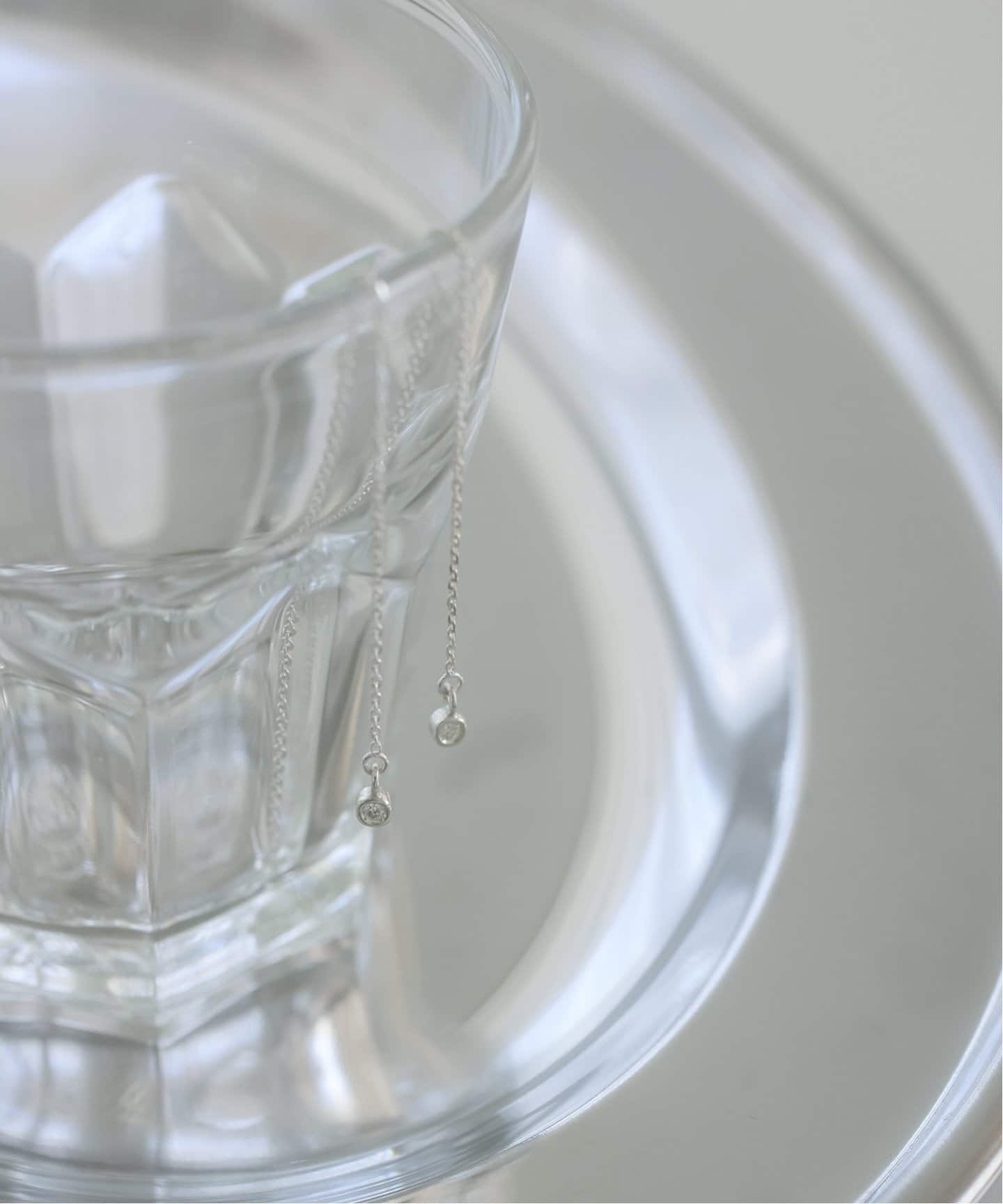 unique/ユニーク SLOBE別注 ダイヤモンドチェーンピアス（ピアス（両耳