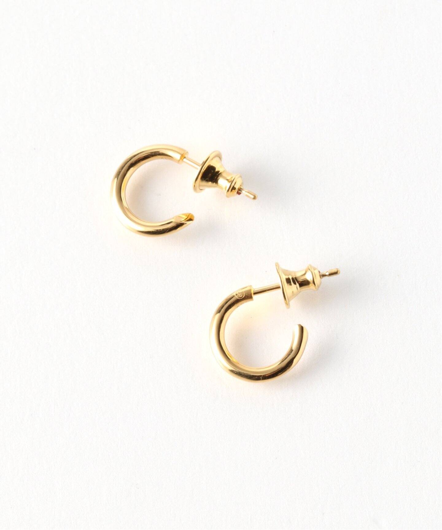 CAREERING placebo101 ゴールド フープピアス PLACEBO 101 18K (YW