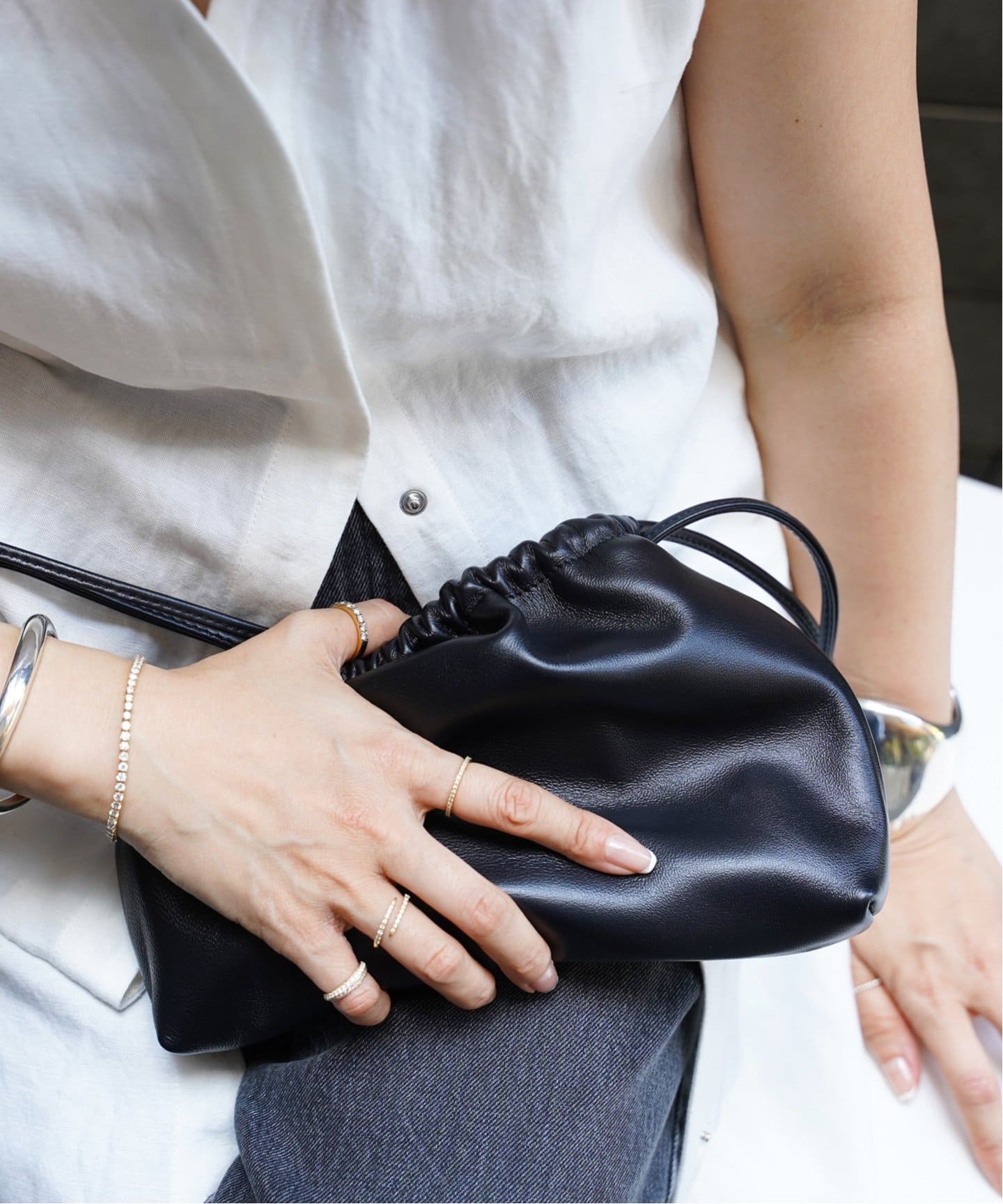 CELERI/セルリ】レザーポーチ（ショルダーバッグ）｜Deuxieme Classe