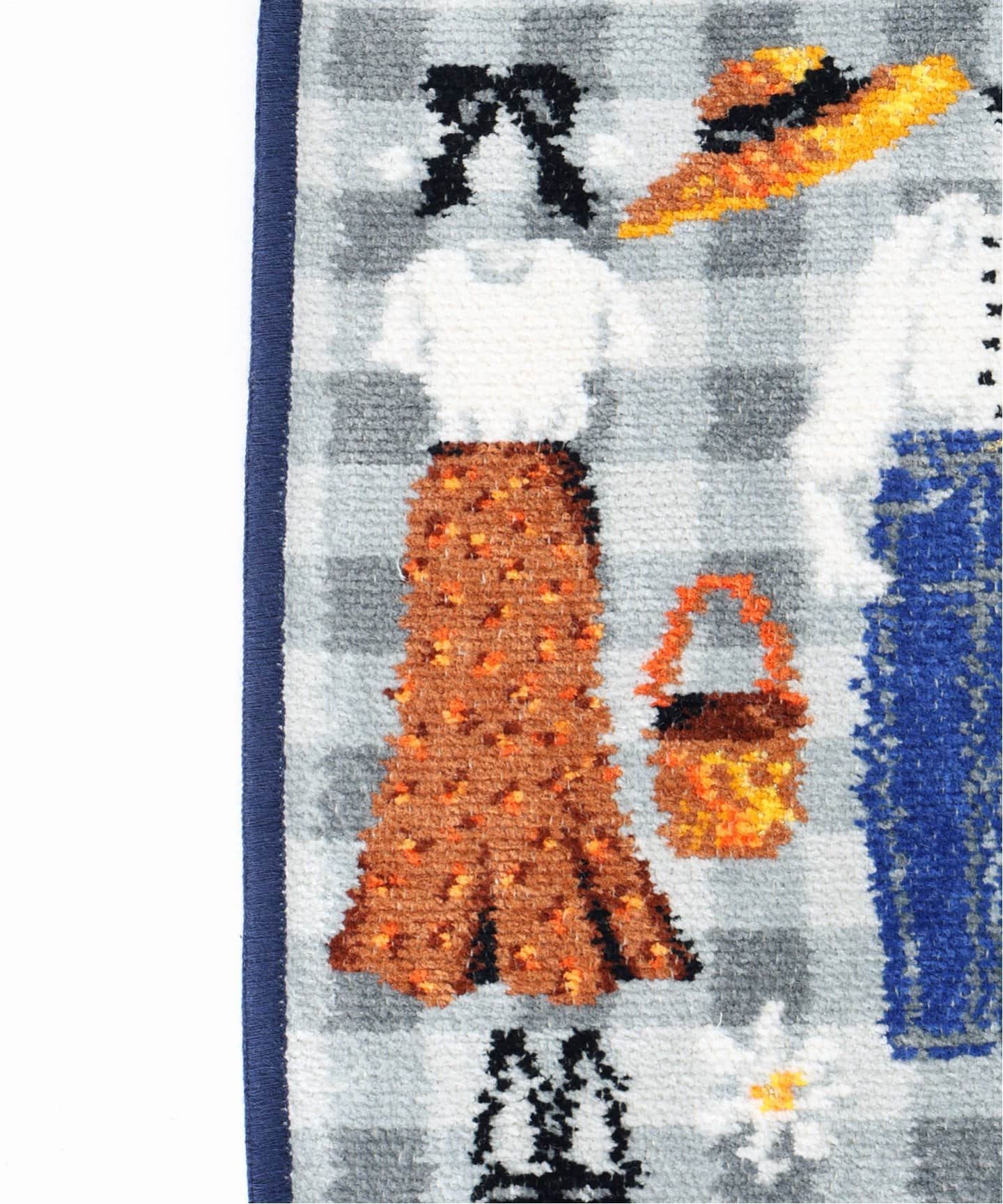 FEILER/フェイラー】別注 PIQUE-NIQUE IENA 25*25（ネイビー