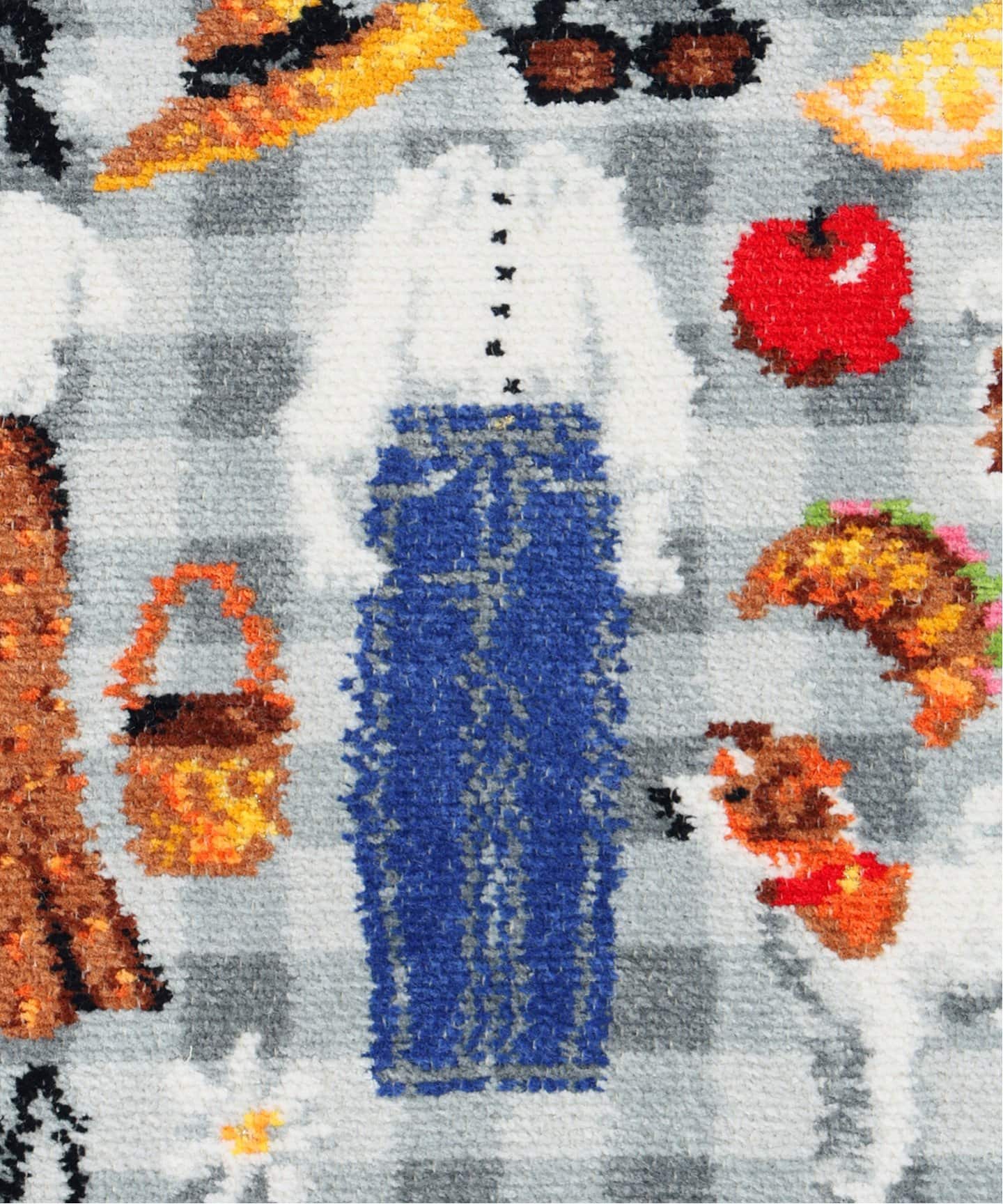 FEILER/フェイラー】別注 PIQUE-NIQUE IENA 25*25（ネイビー