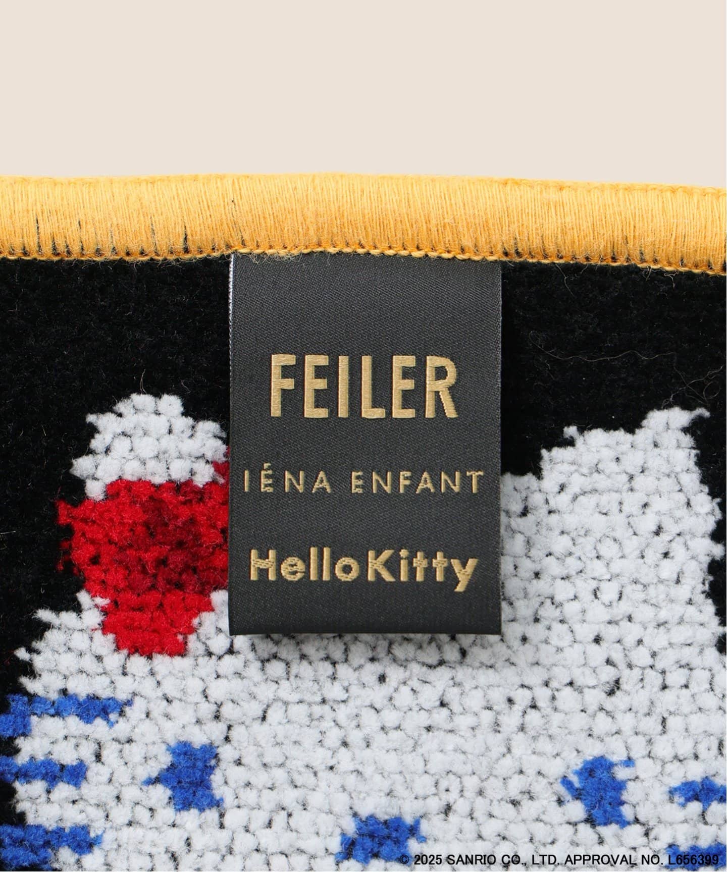 FEILER/フェイラー 別注 DLICIEUX HELLO KITTY 25*25（ハンカチ