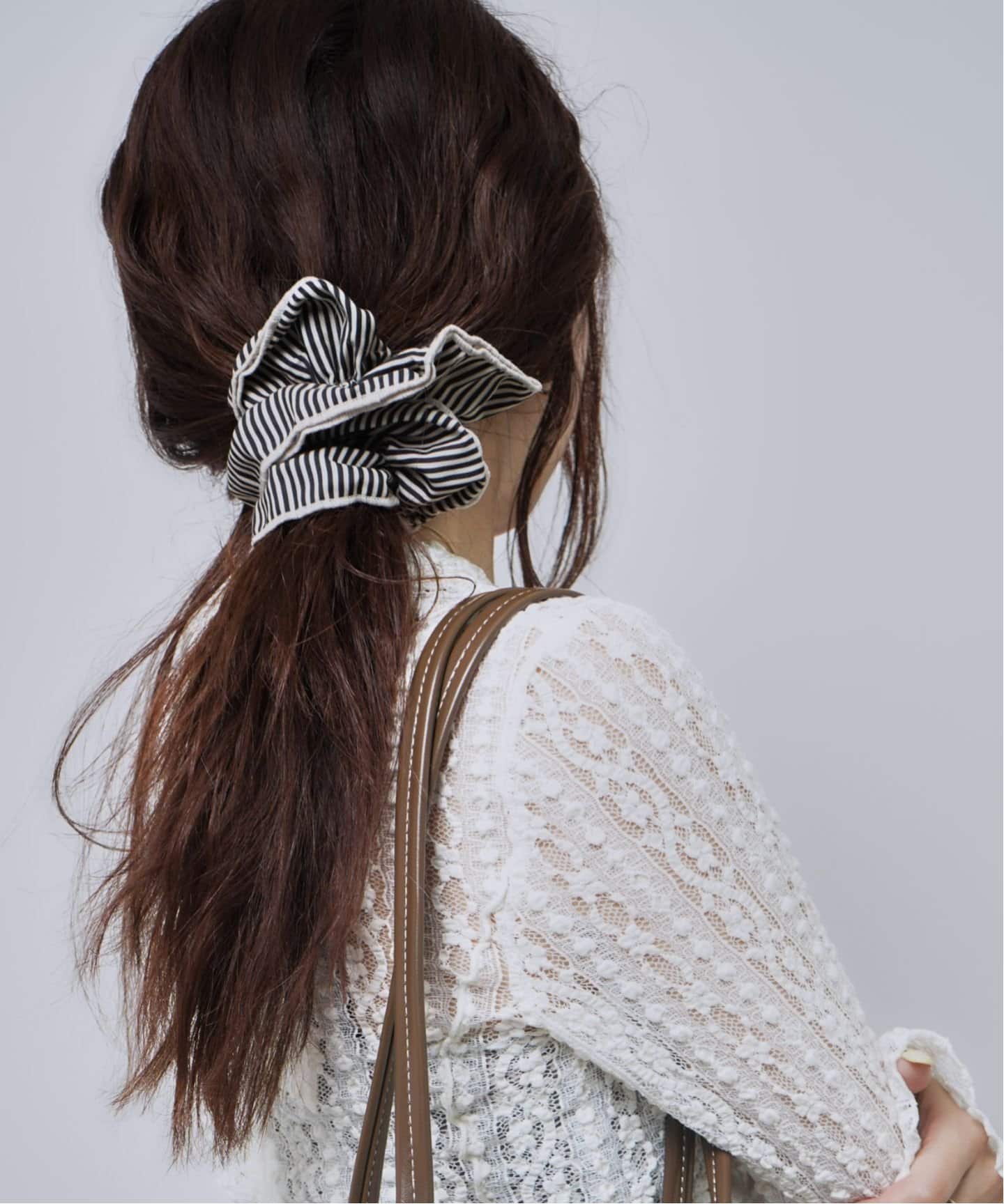 Geek Office / ギークオフィス】ストライプ シュシュ（ヘア