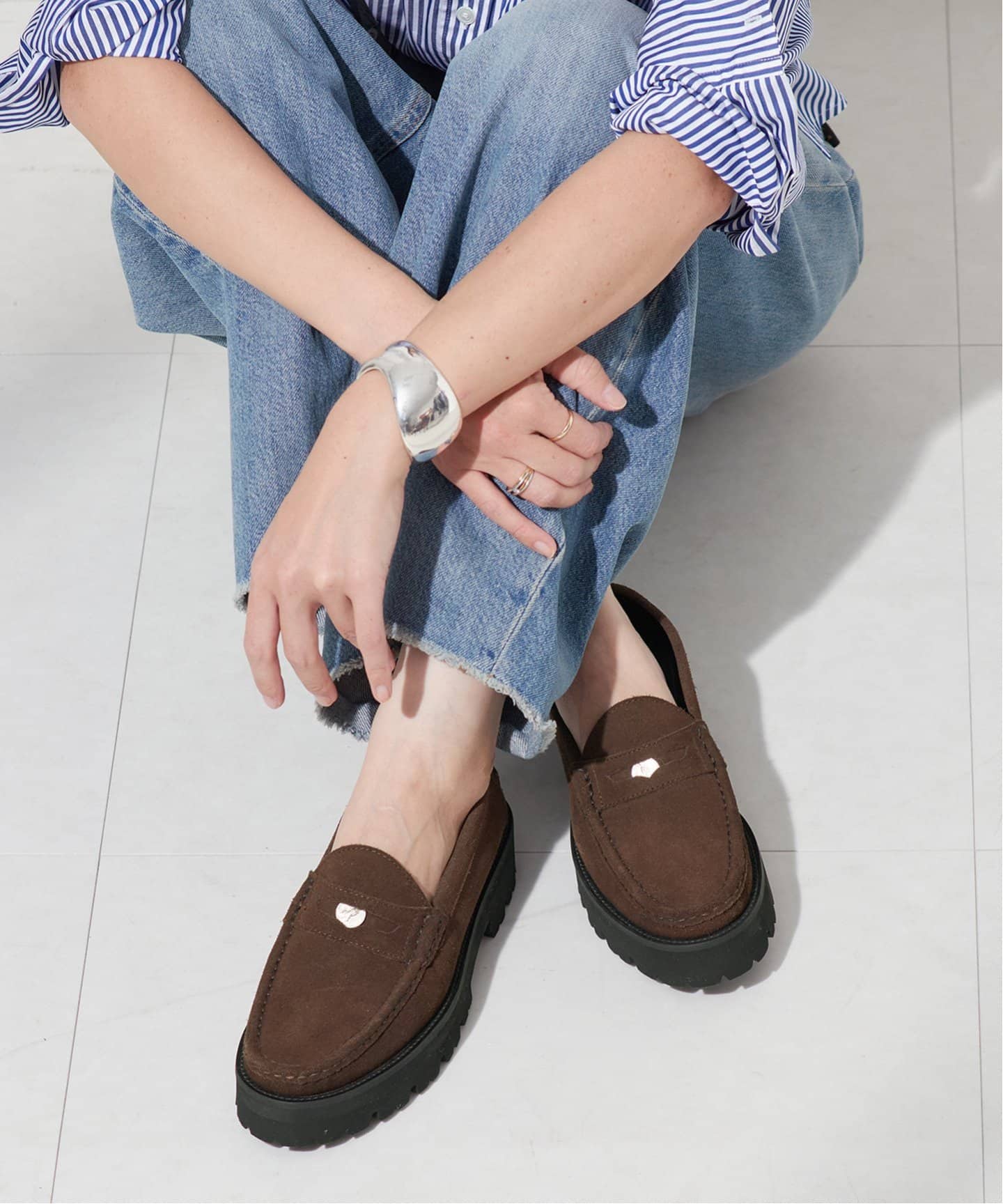 別注》【CAMINANDO/カミナンド】スエードローファー（ローファー