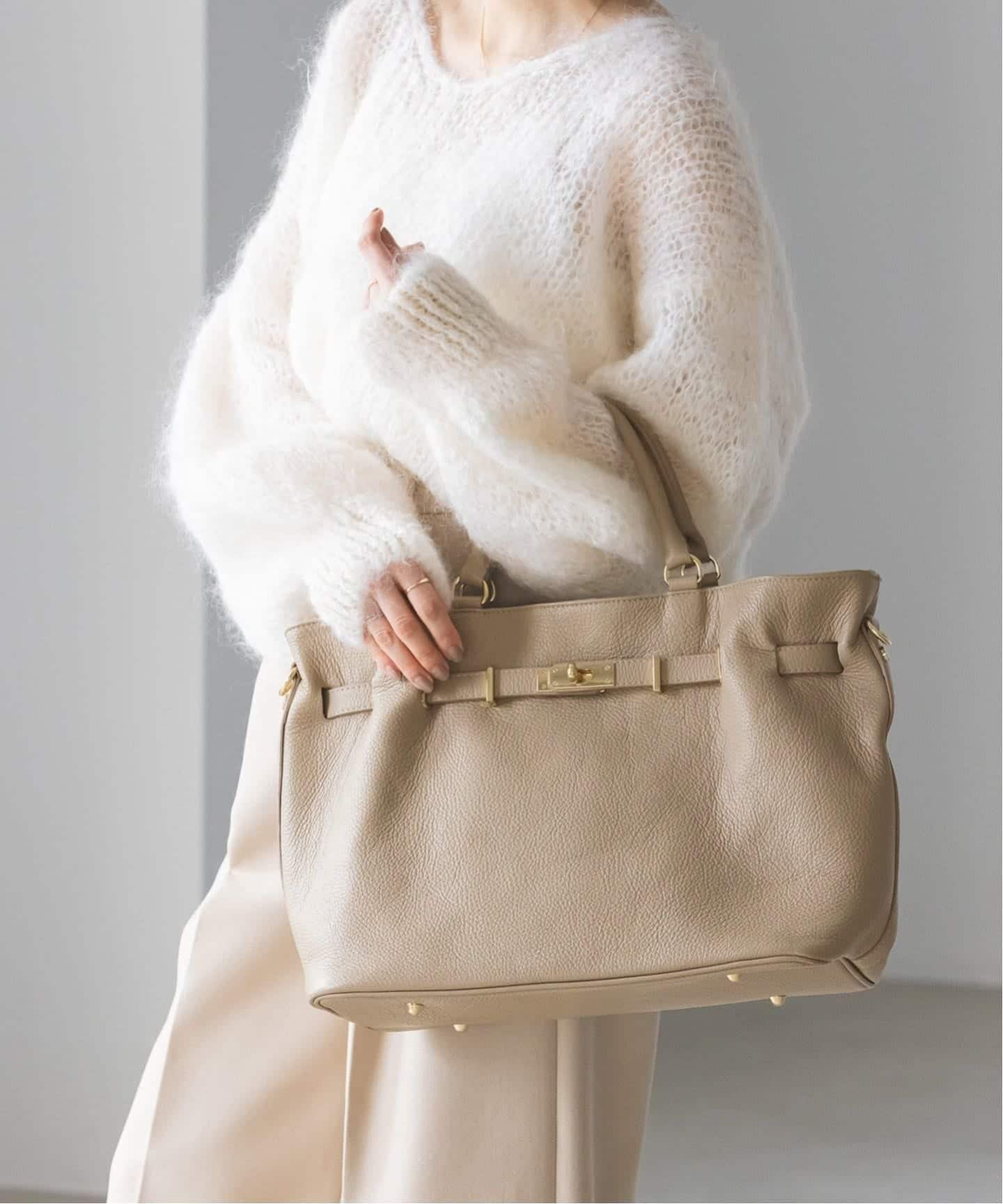 追加》MILOS/ミロス 金具付きトート（ショルダーバッグ）｜NOBLE