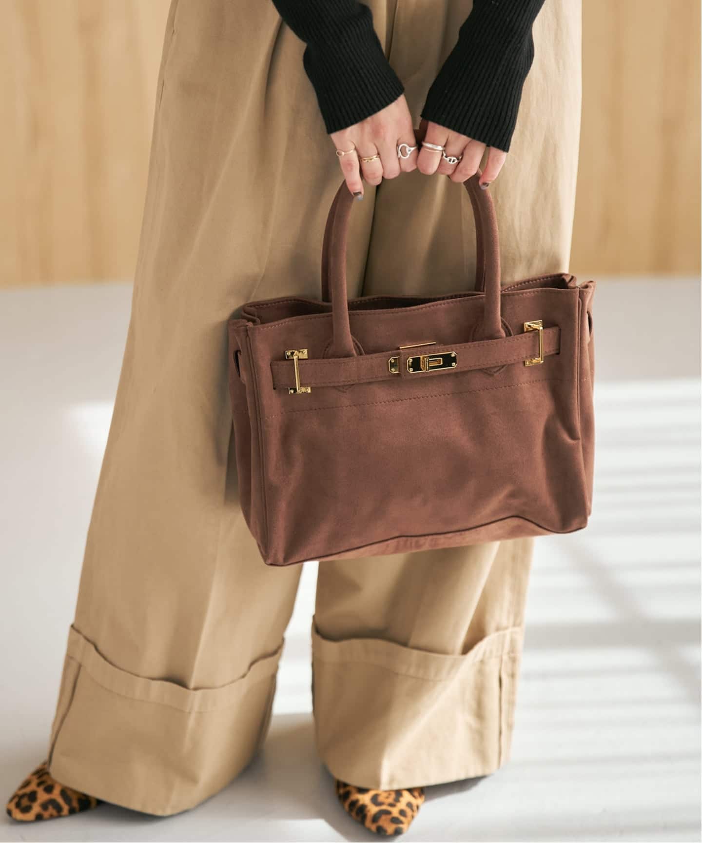 SITA PARANTICA/シータパランティカ *SS別注 フェイクスエードトート M