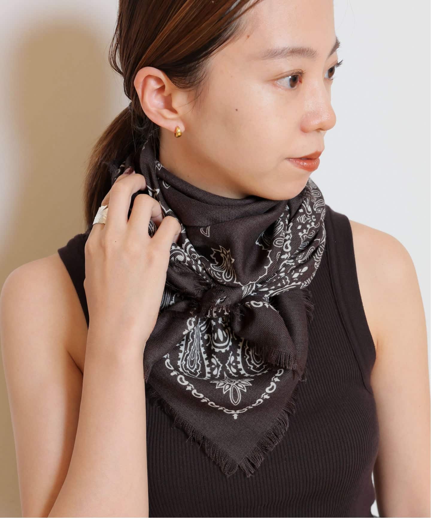 DESTIN/デスティン】90*90 WOOL BANDANA スカーフ（スカーフ／バンダナ