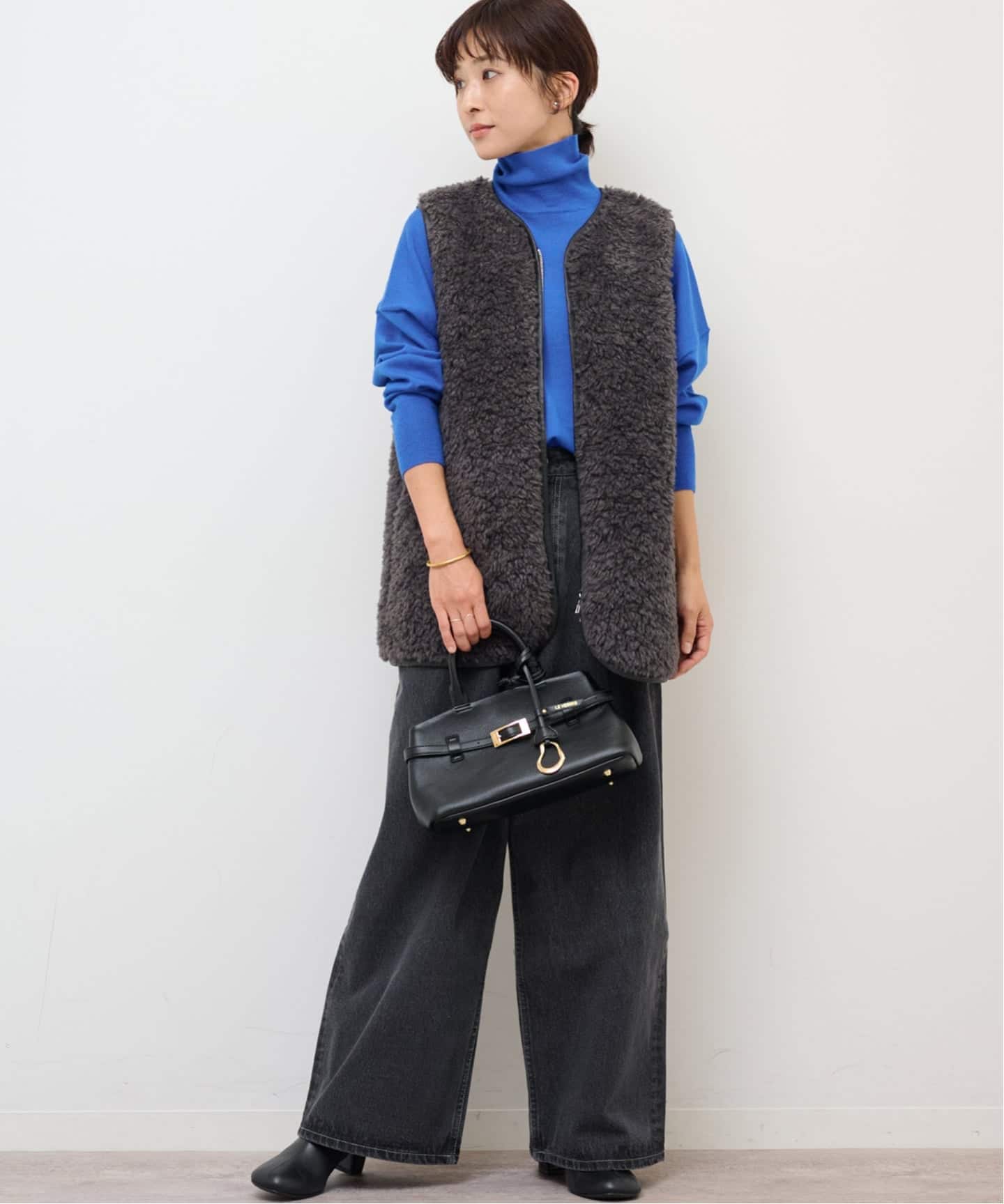 WEB限定追加》シープフェイクファージップベスト（ベスト）｜JOURNAL