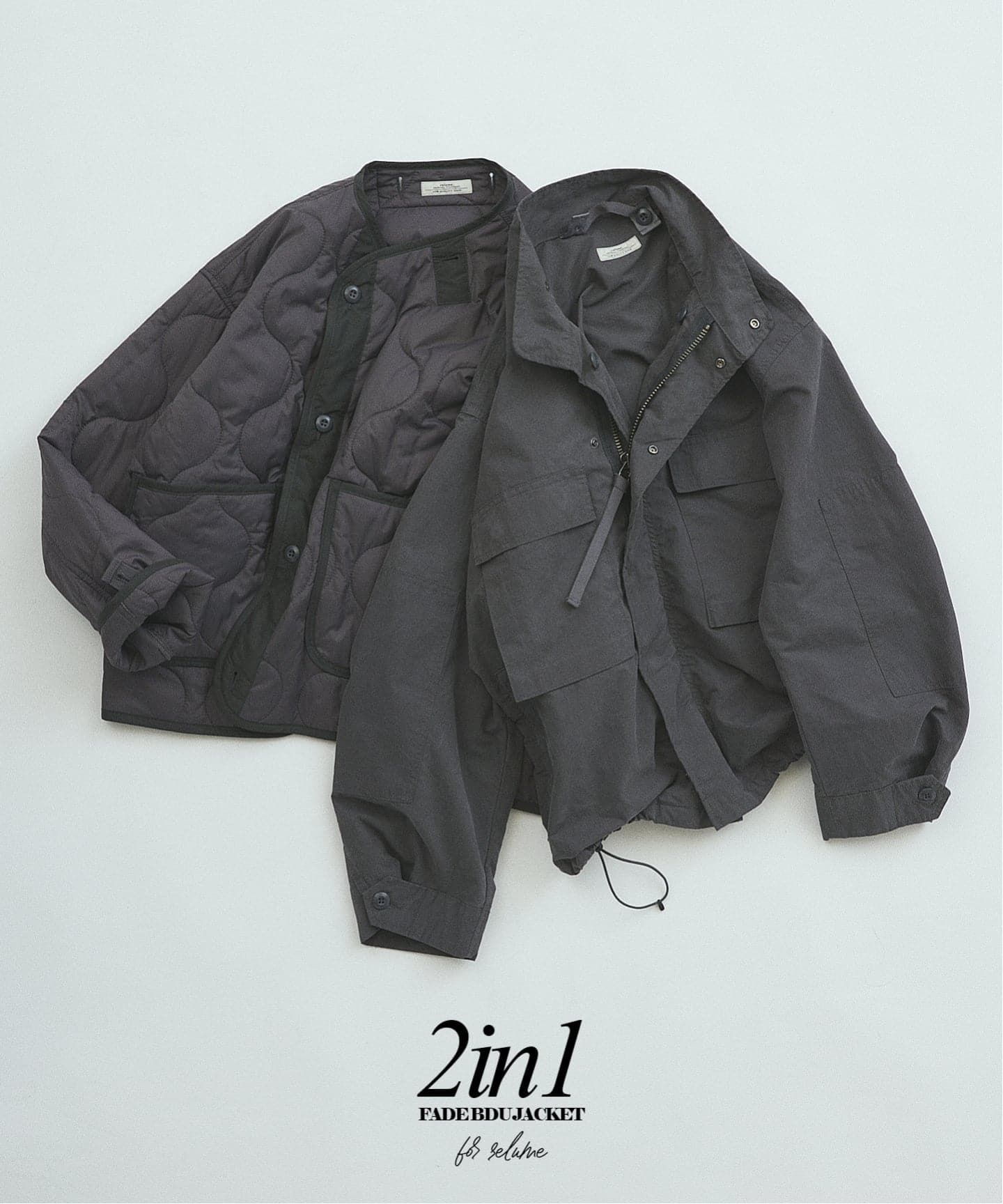 3WAYフェード BDU ジャケット / ライナー付き（ミリタリー）｜JOURNAL