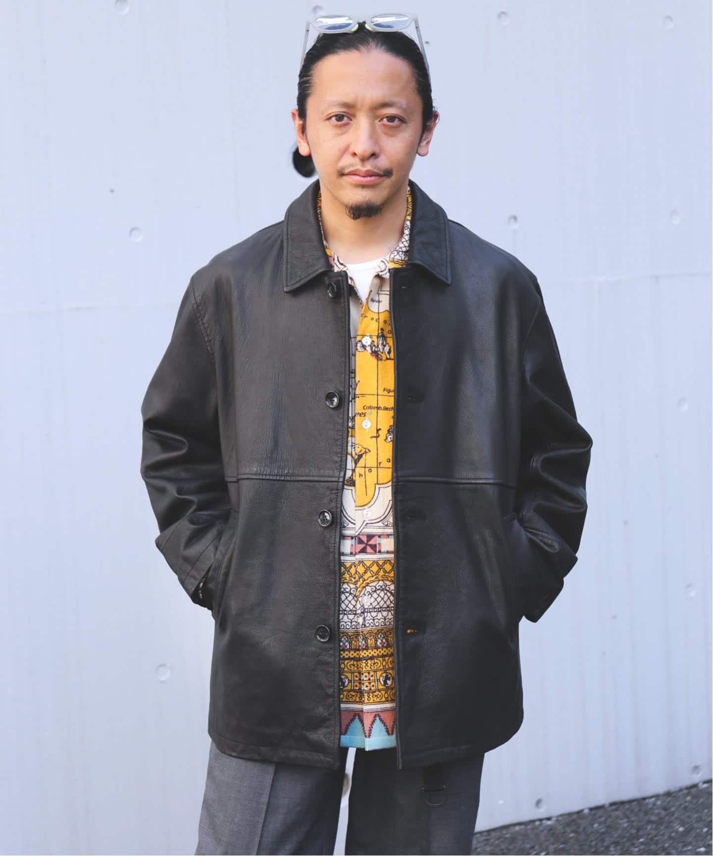 ゴートレザー ウォッシュド カーコート（レザージャケット）｜JOURNAL