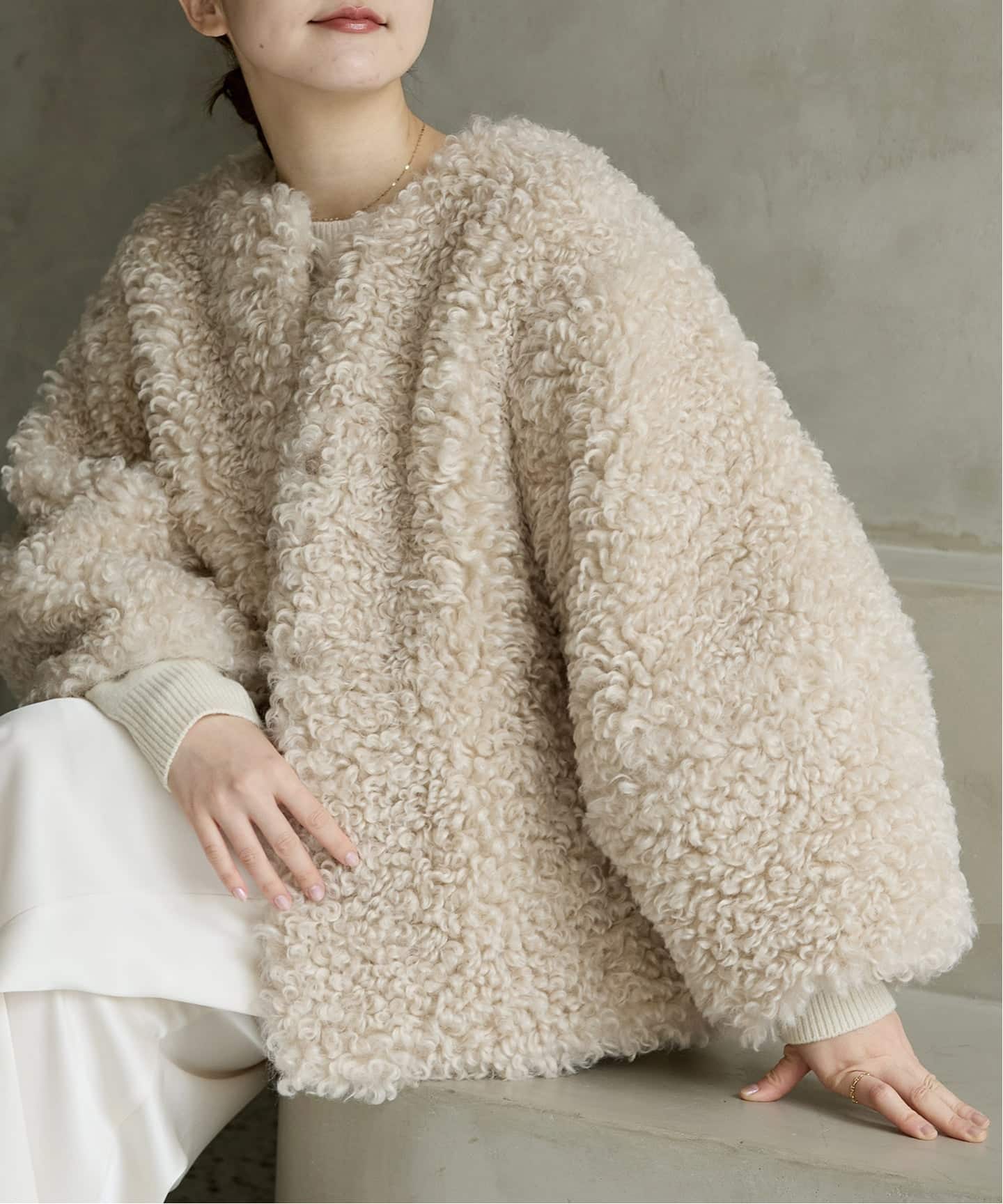 WEB限定/追加》TISSAVELファーブルゾン（その他ブルゾン／アウター