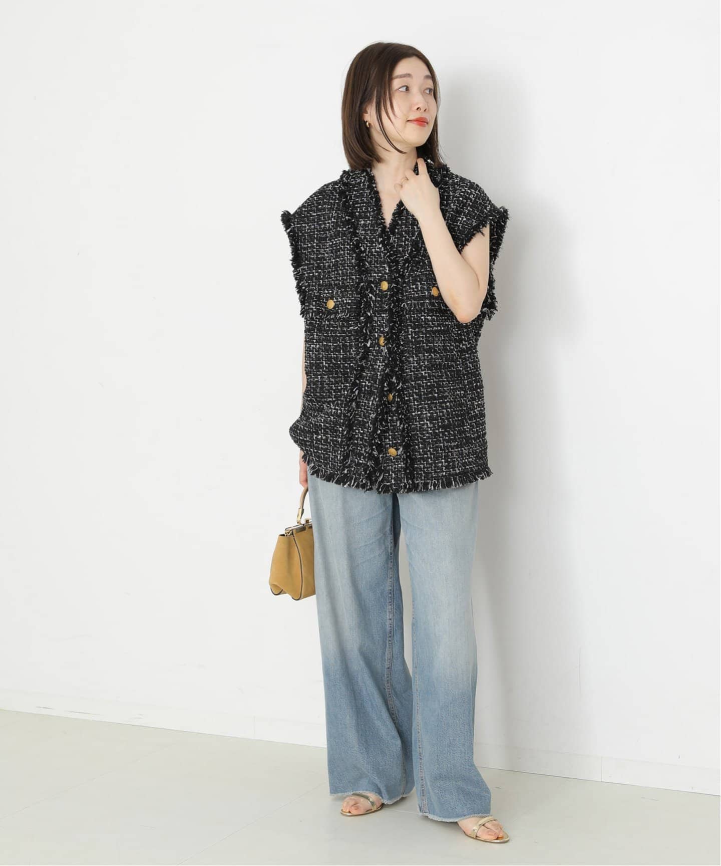 GIOLICAツイードBIGベスト（ベスト）｜JOURNAL STANDARD L'ESSAGE