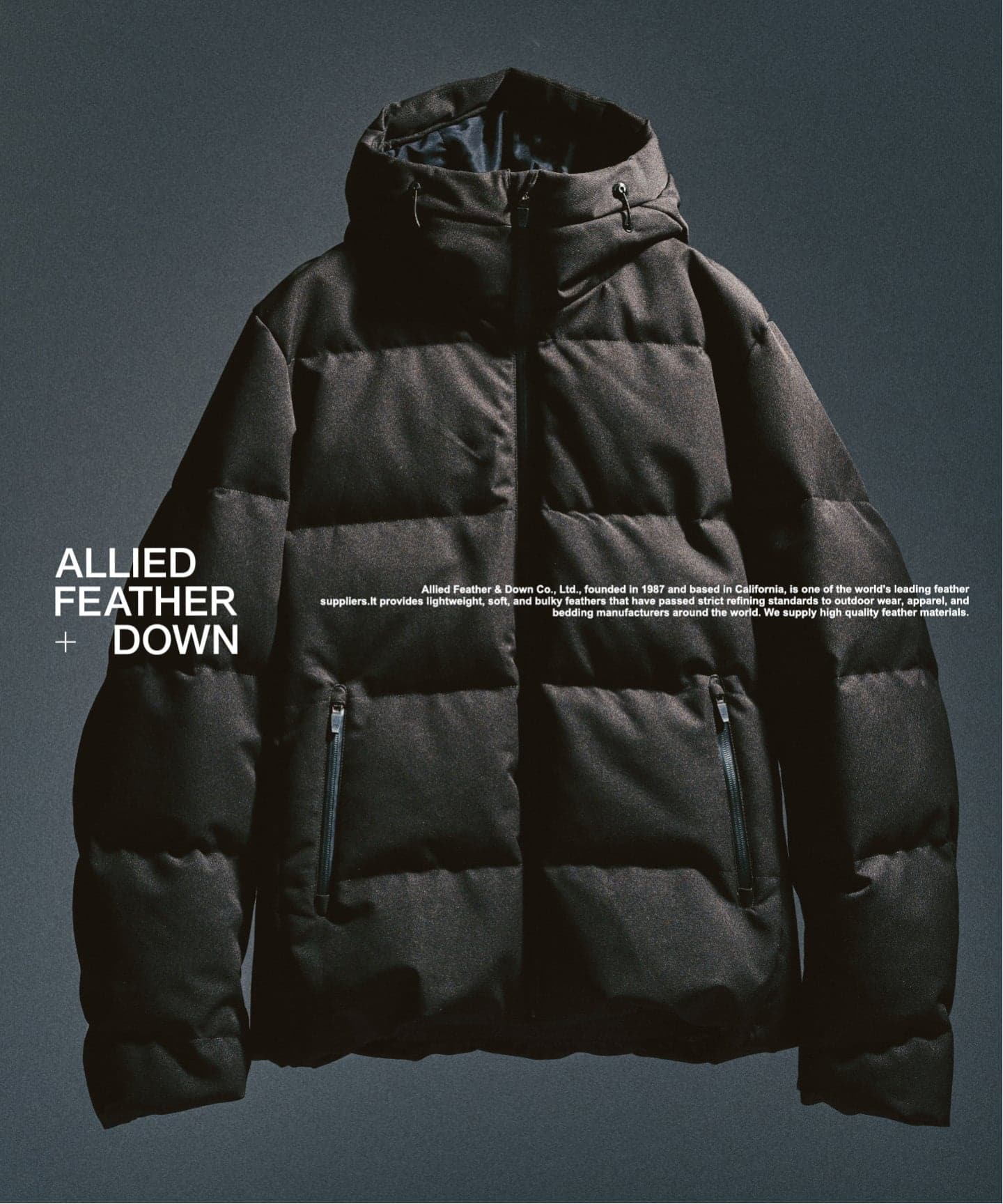 ALLIED FEATHER+DOWN》 冬を静かに、力強く。大人の“本命ダウン