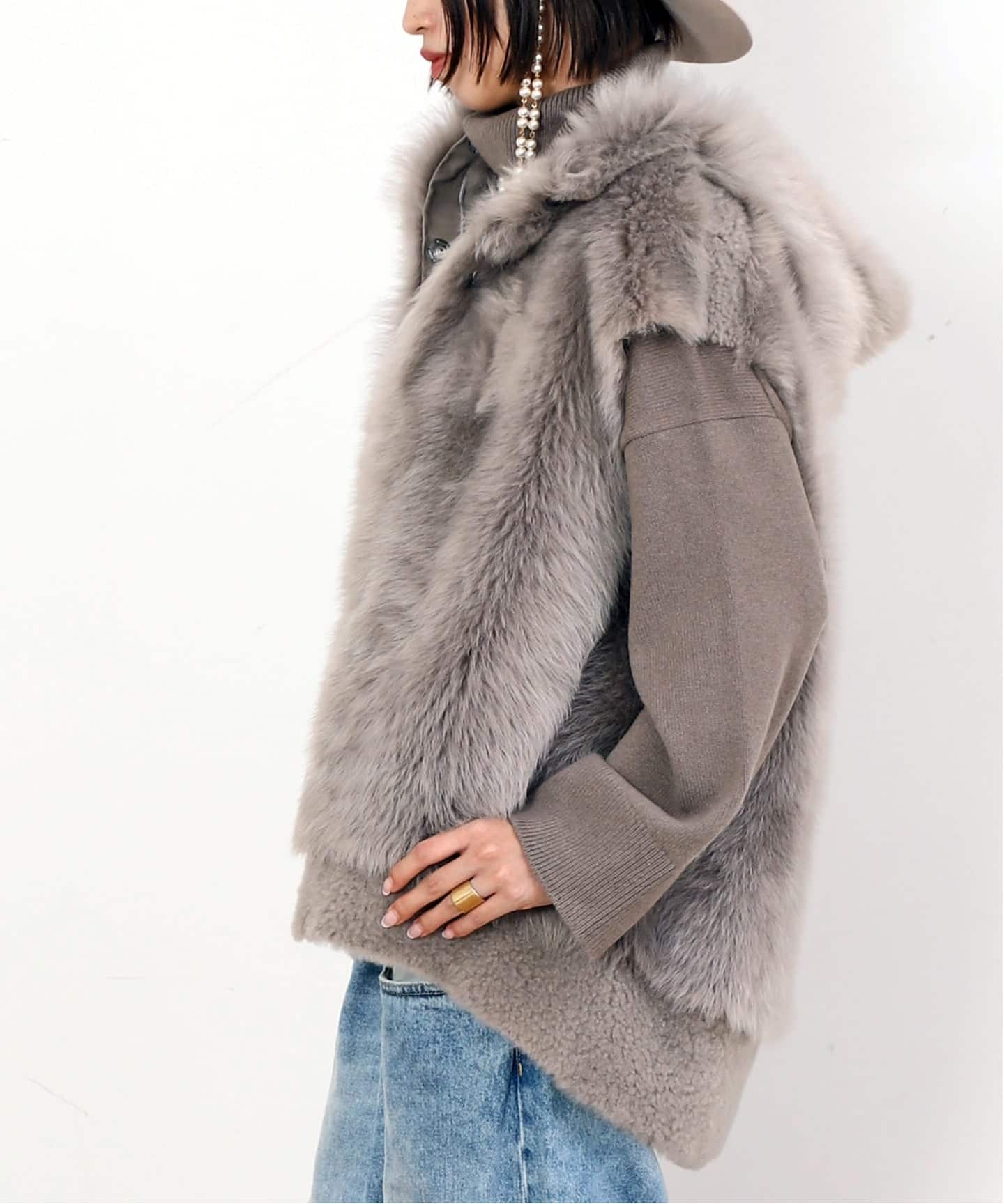 KARL DONOGHUE/カールドノヒュー】TOSCANA HOODED GILET（ジレ）｜AP