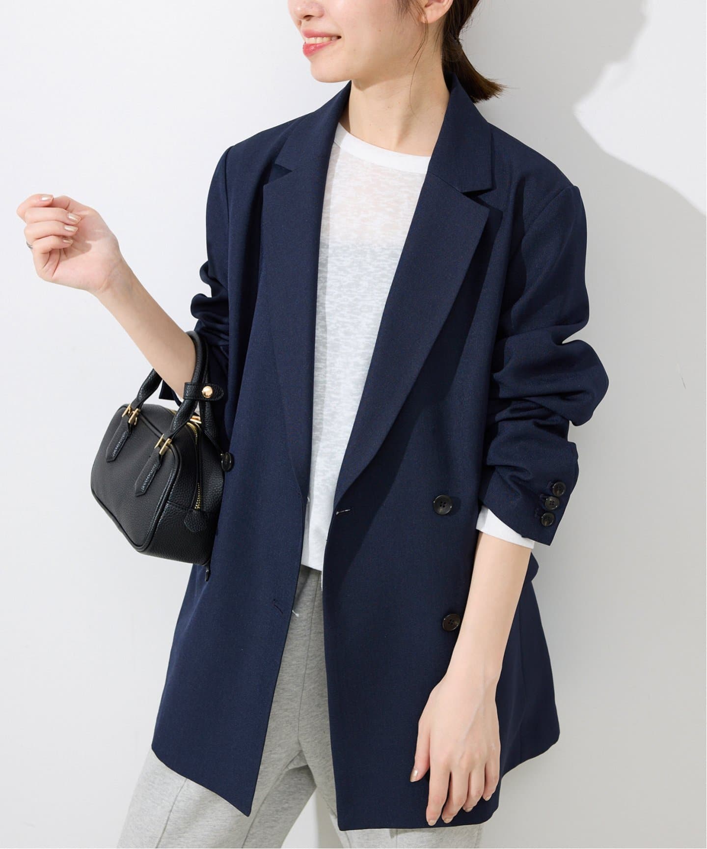 ツイルダブルブレストジャケット（その他ジャケット・スーツ）｜SLOBE