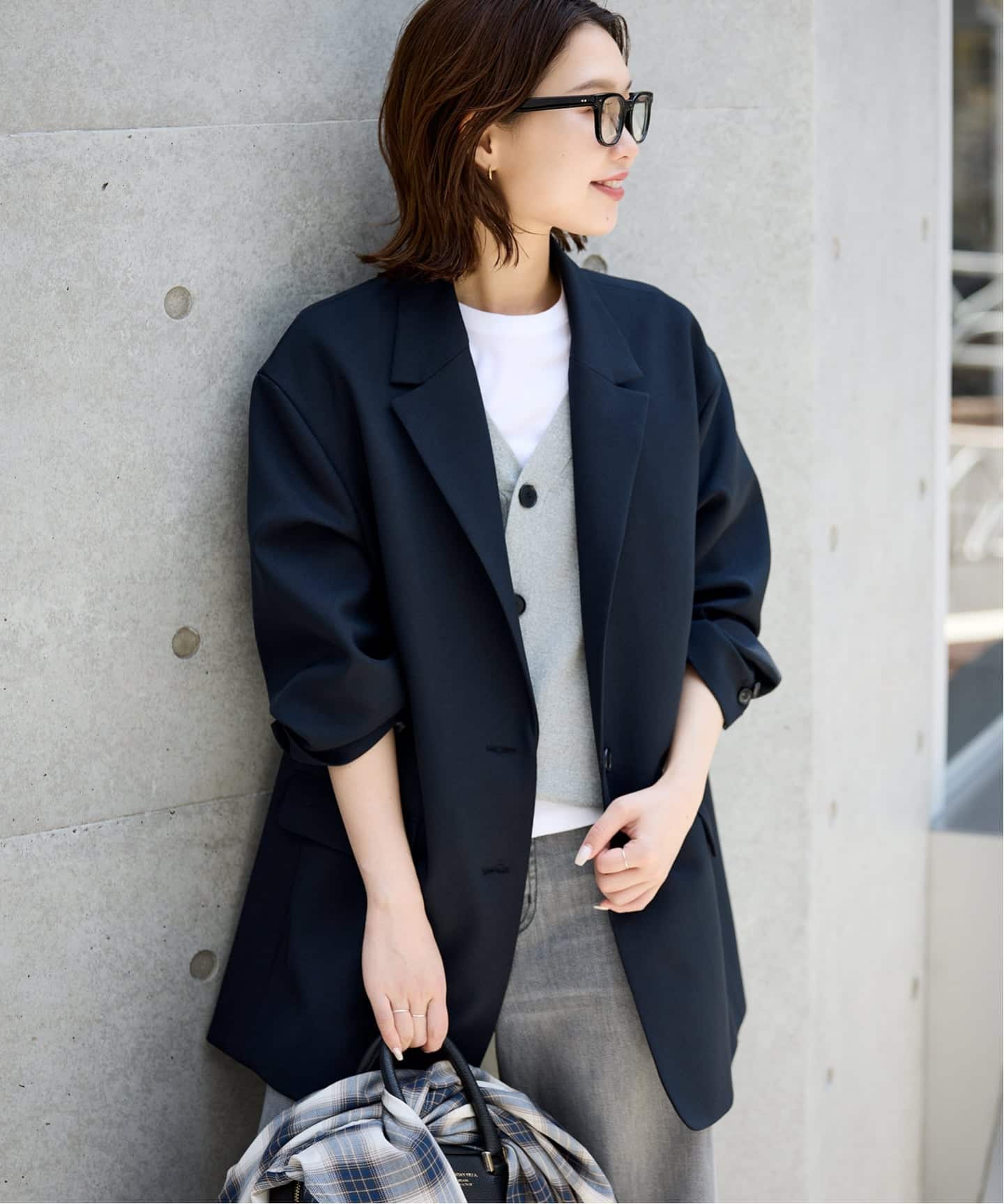 追加》PE SHARK ビッグジャケット（テーラードジャケット）｜SLOBE