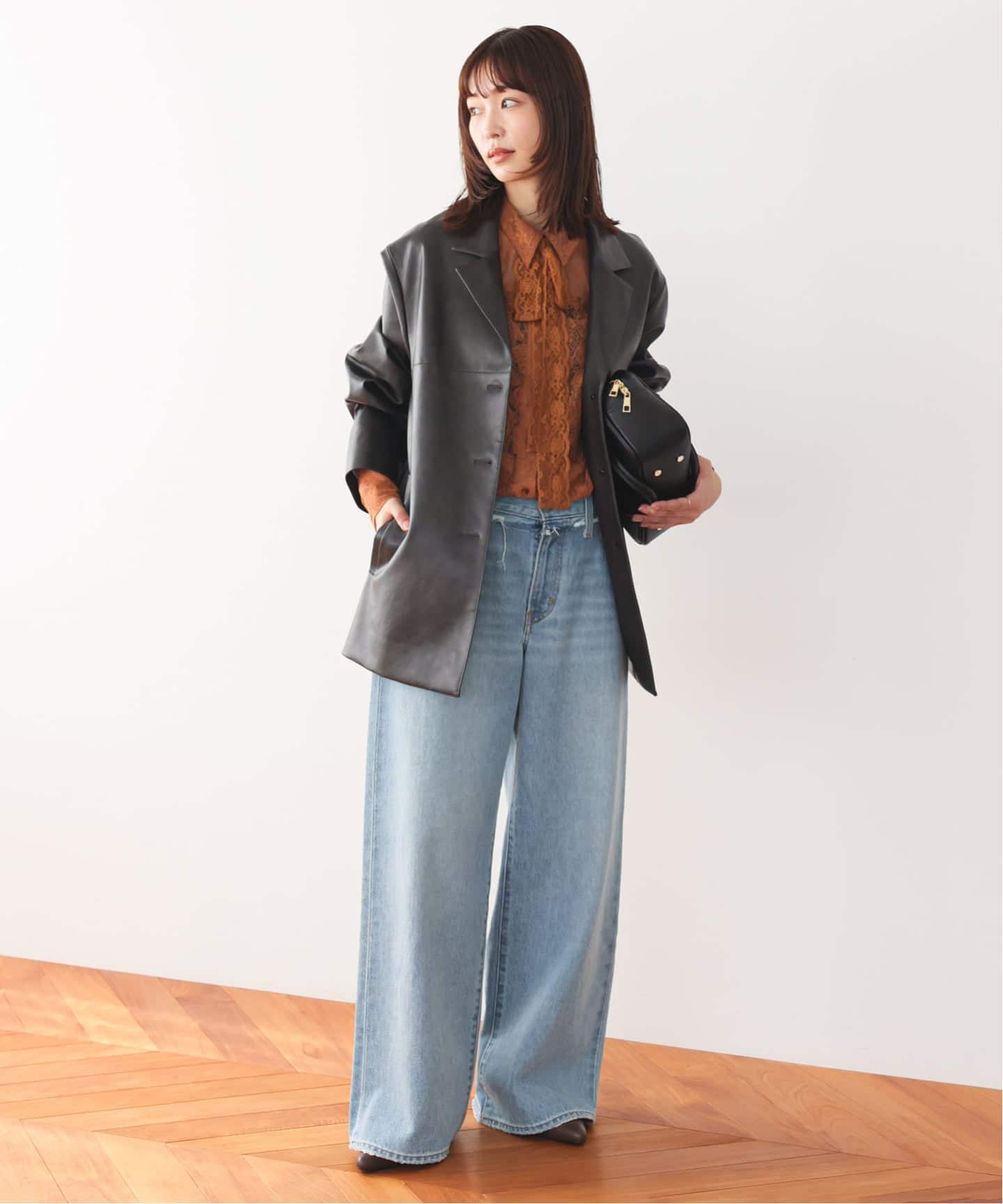 フェイクレザージャケット（その他ジャケット・スーツ）｜SLOBE IENA