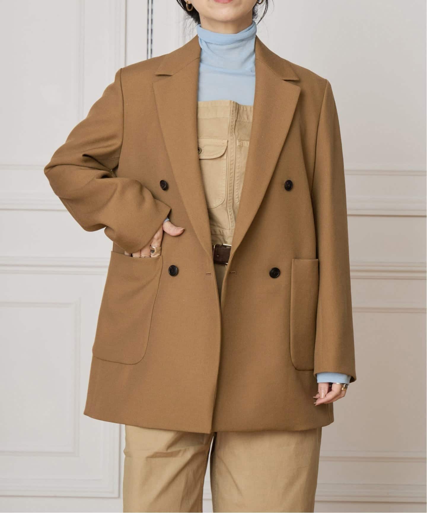 WEB限定】IENA LA BOUCLE 強撚サージテーラードジャケット（テーラード