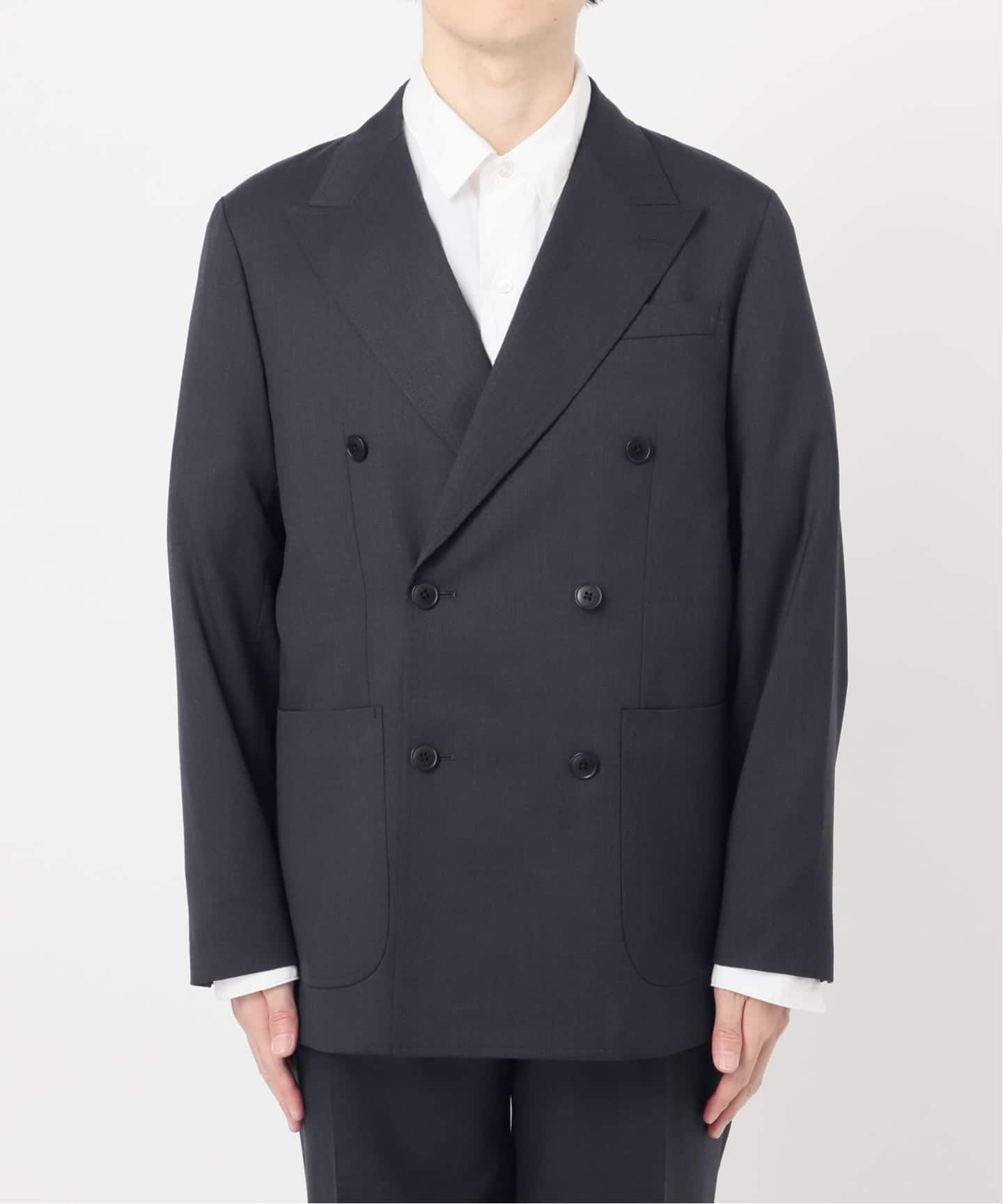 LE / エルイー】 WOOL DOUBLEJK（テーラードジャケット）｜L'ECHOPPE