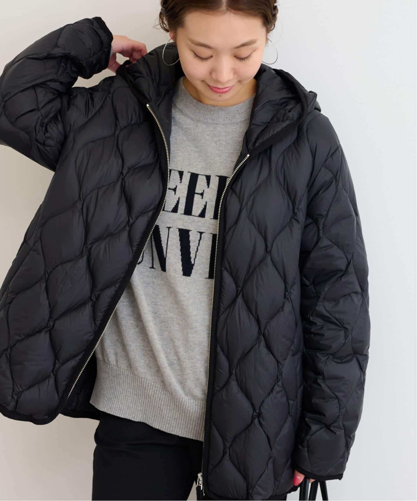 追加》別注【TAION / タイオン】 フードダウンコート（ダウン