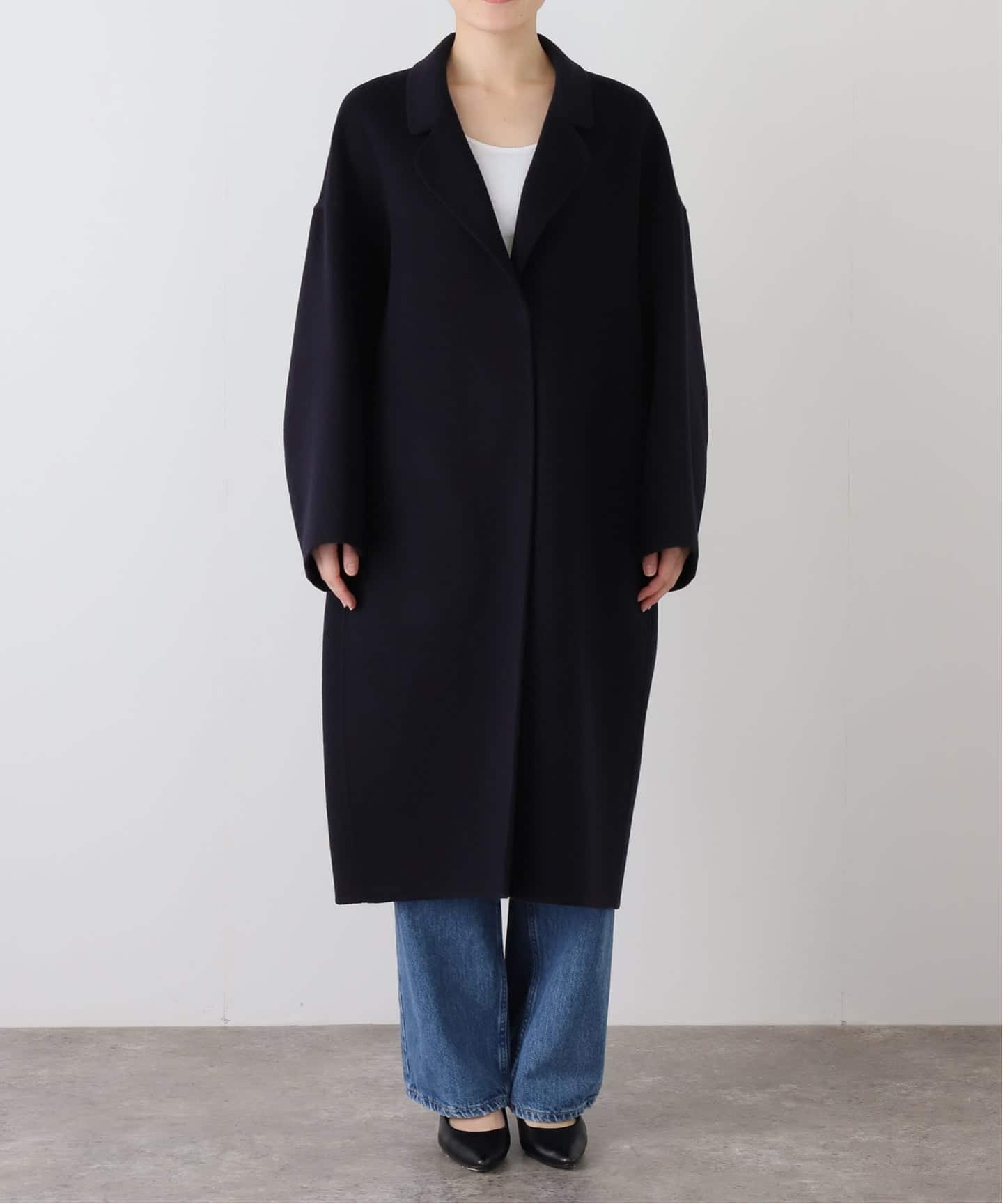 ウールアンゴラ リバーコート（チェスターコート）｜MUSE de Deuxieme