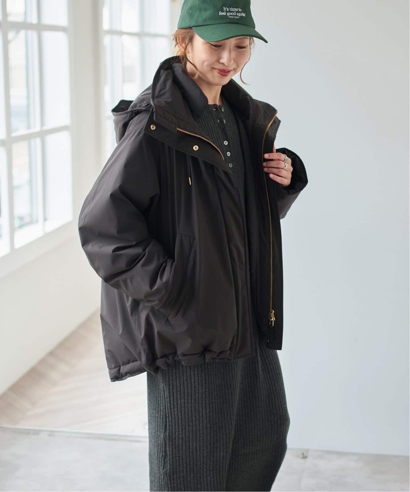 追加》2WAY撥水ダウンハーフコート（ダウン・中綿ベスト）｜Spick and