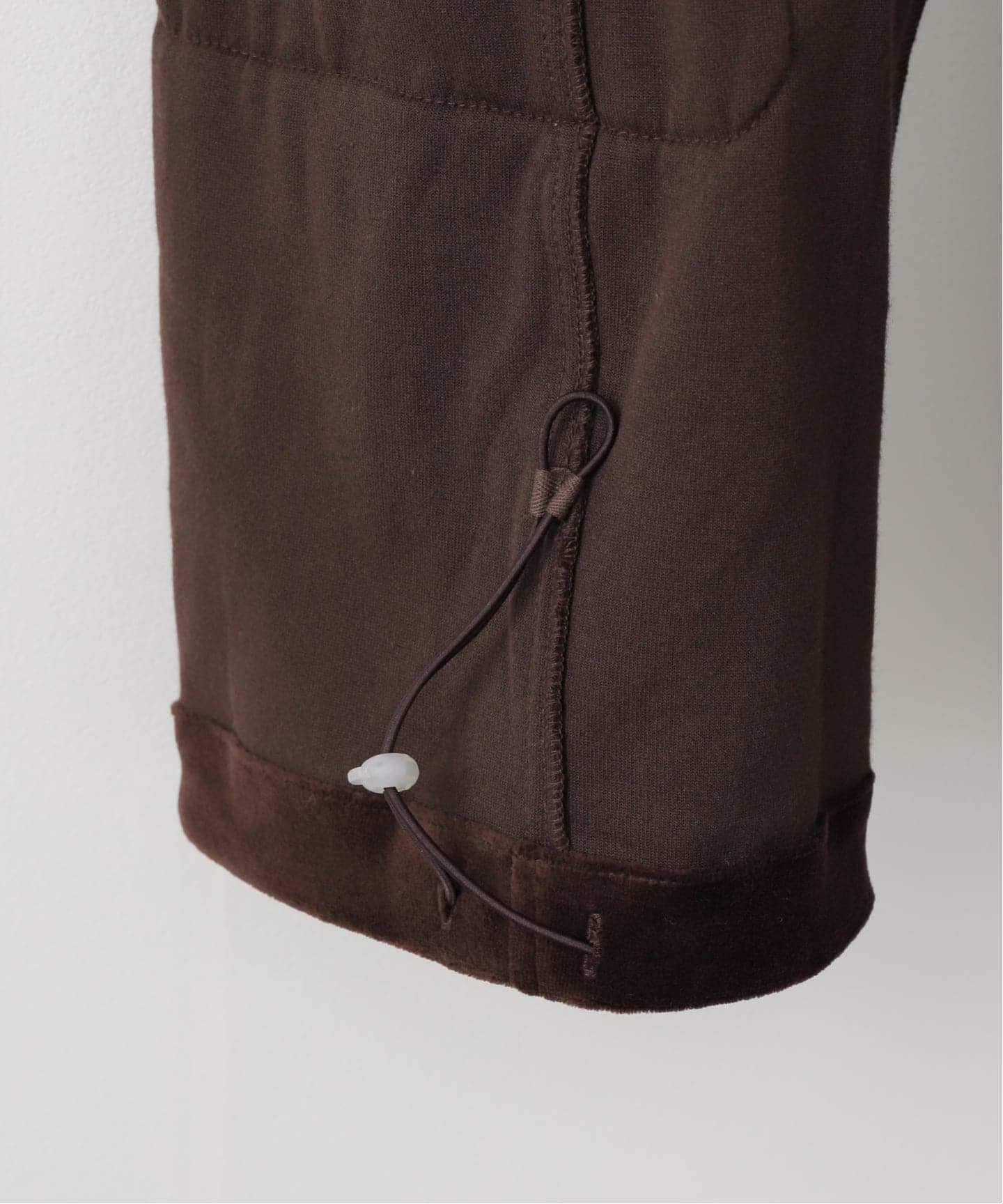 OPEN YY / オープンワイワイ】ROLLED WAIST VELOUR CARGO PANTS