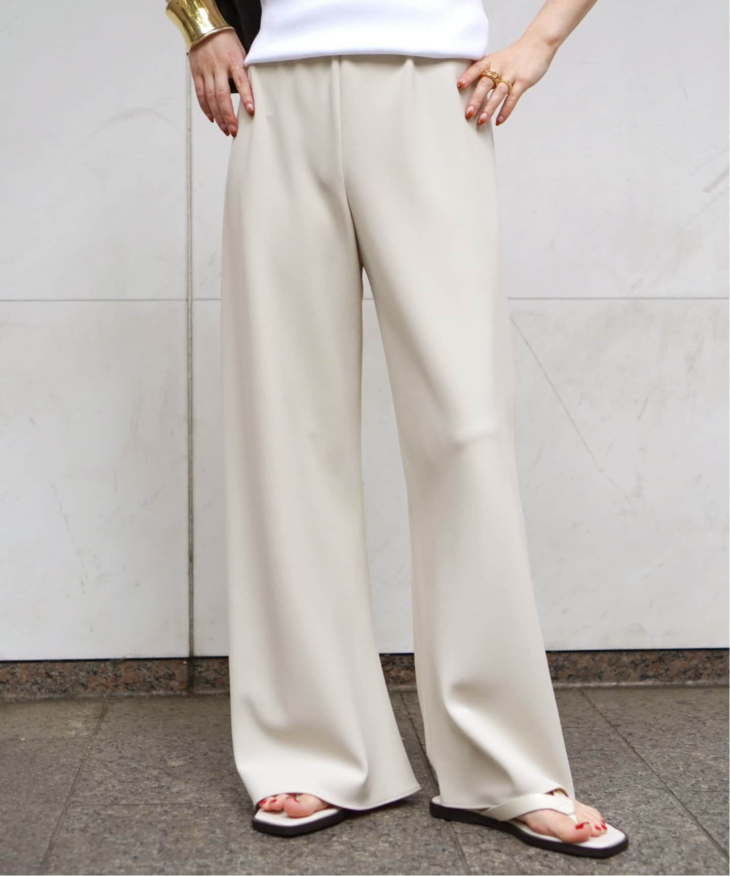 追加エラスティックパンツ（スラックス）｜AP STUDIO（エーピー