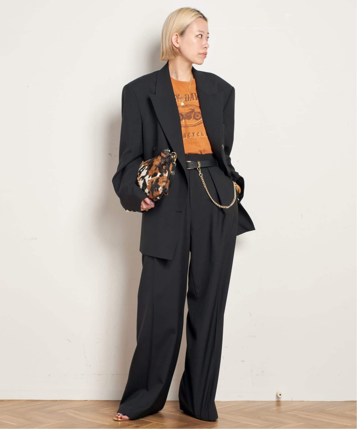 TONYWACK/トニーワック】Light Wool Pleated Wide Trouser（スラックス