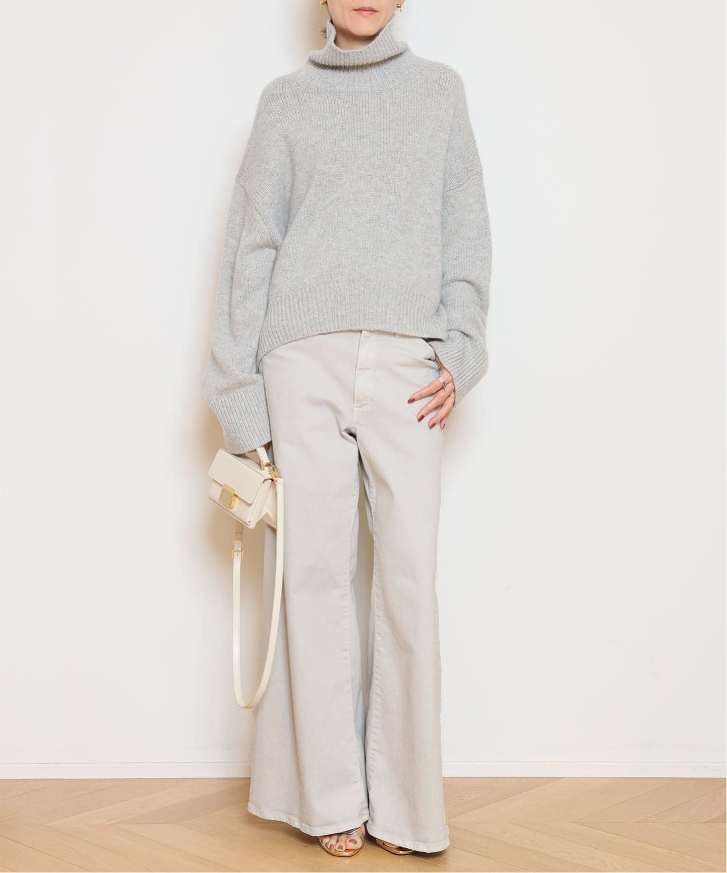 SURT/サート】MANNISH BUGGY DENIM (LIGHT GRAY)（デニムパンツ