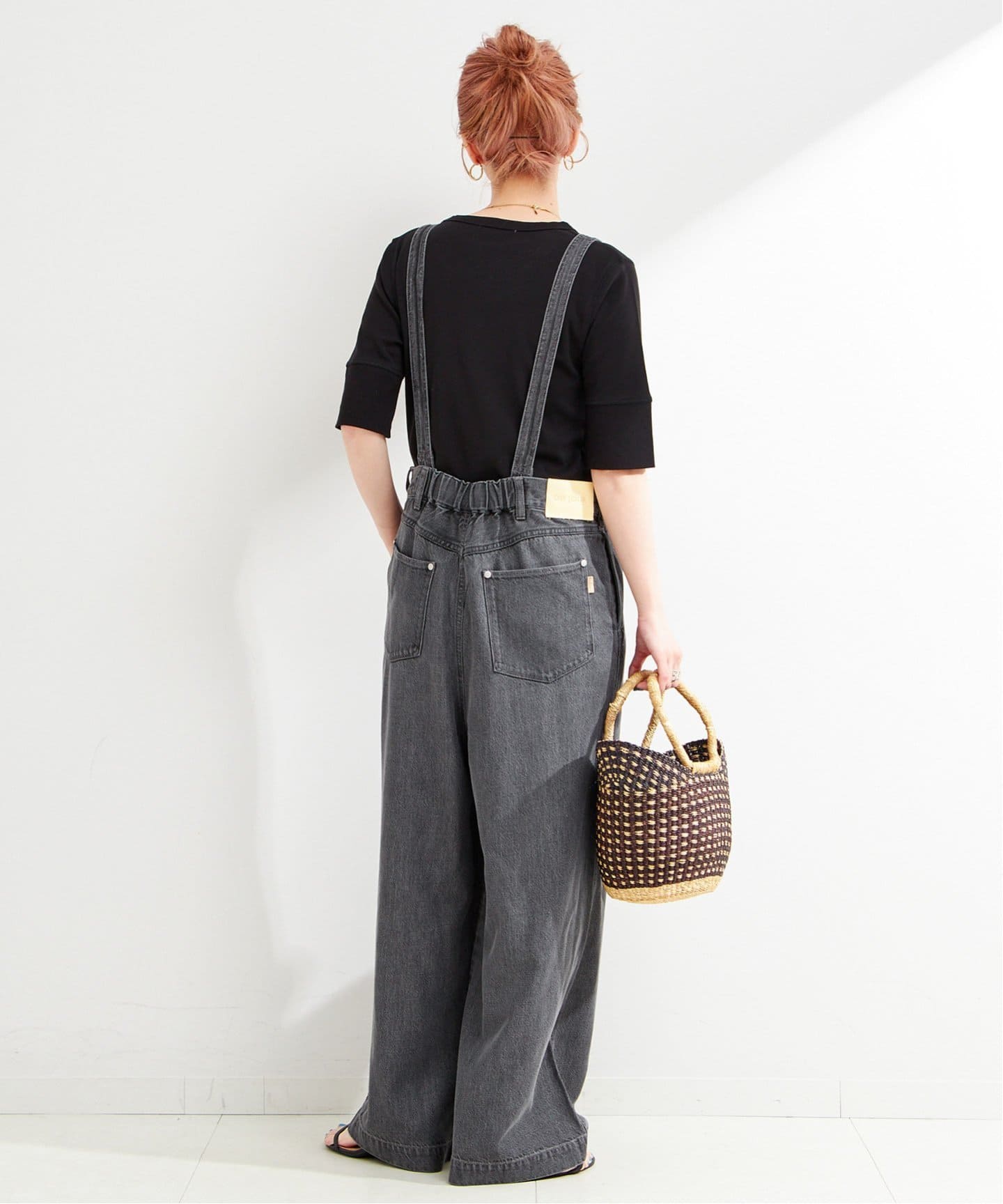 DU JOUR/デュ ジュール V NECK JEAN SALOPETTE（サロペット