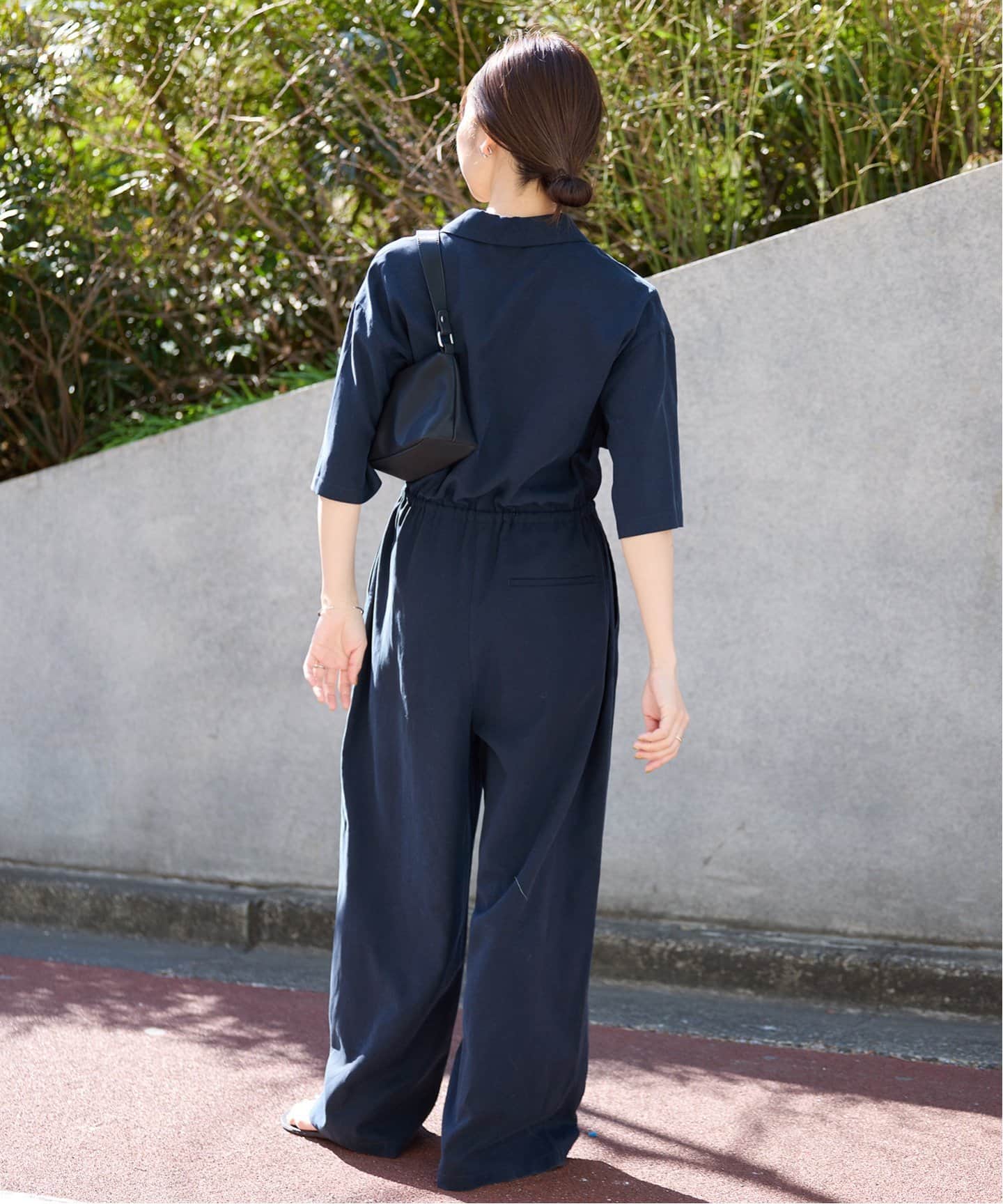 WEB限定/追加2》ハーフスリーブオールインワン（つなぎ