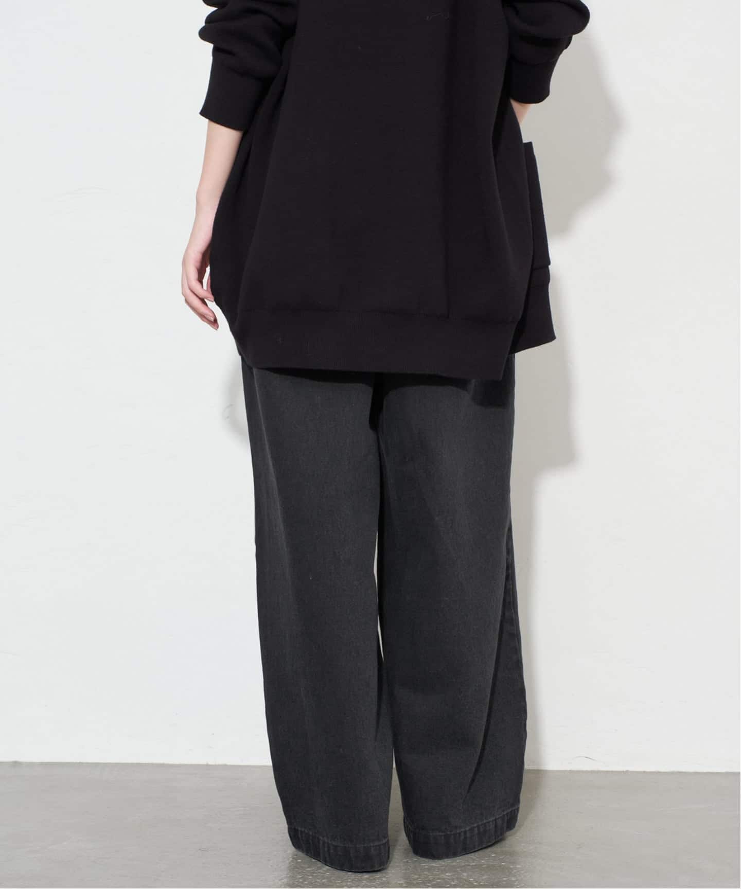 4サイズ展開》LEDENIM BLUR TUCK TROUSERデニム（デニムパンツ